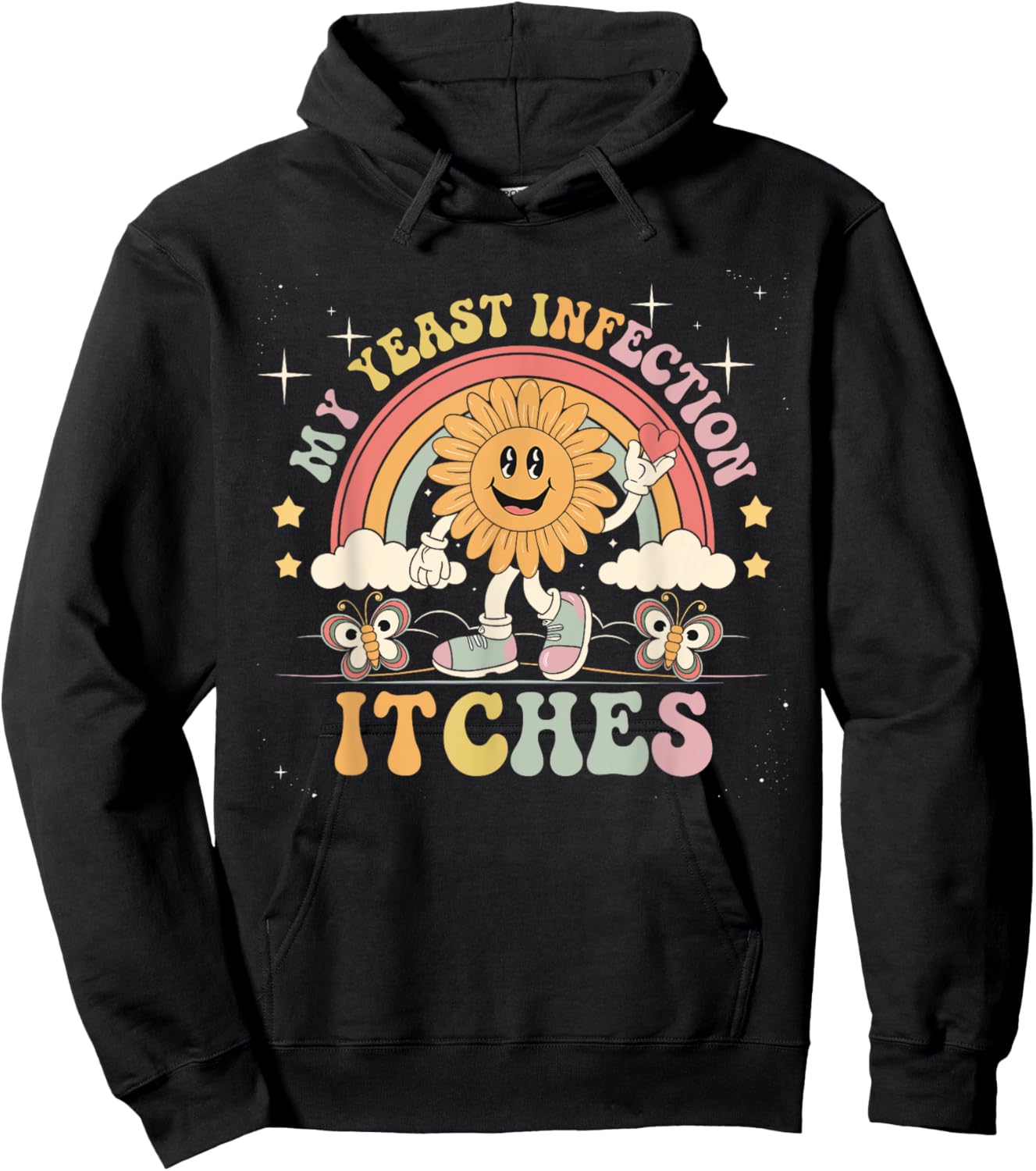 Offensive Designs Raunchy Weird Hoodie - Hoodie | Black