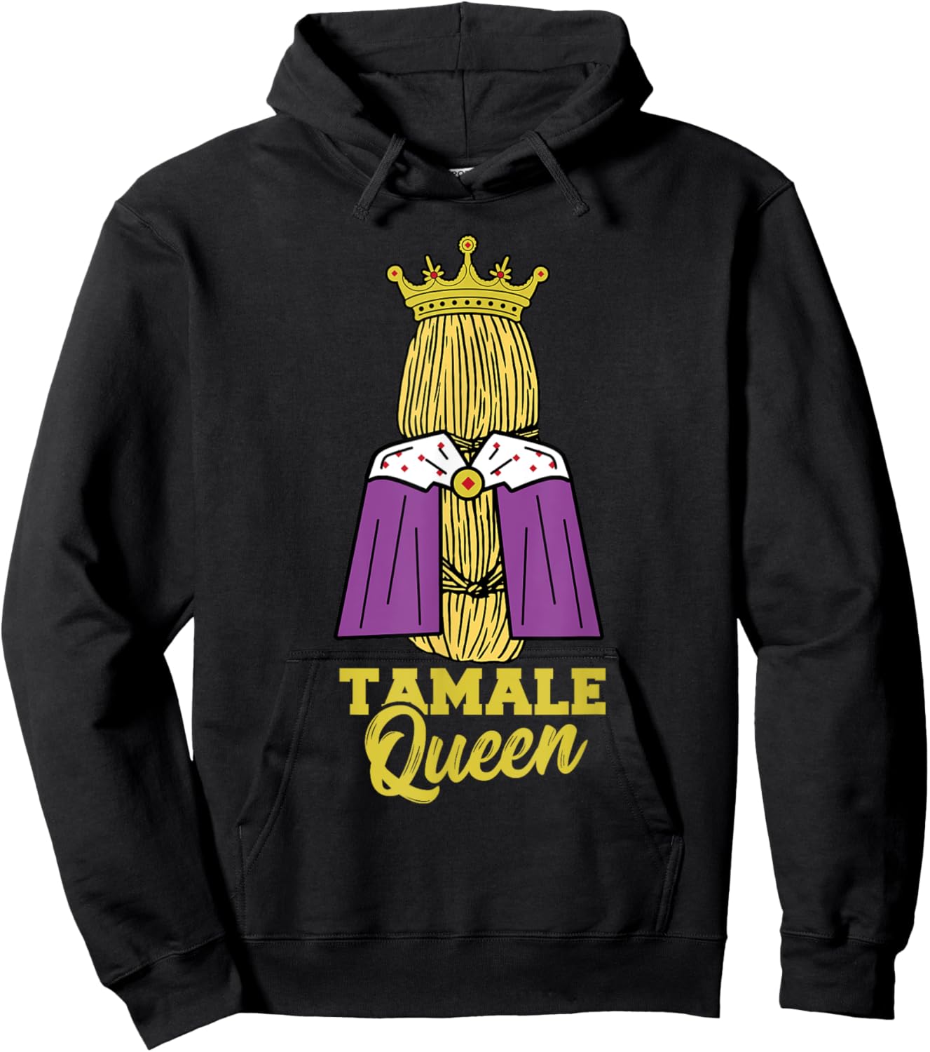 Tamale Queen Mexican Energy Bars Snack Food Tamales Hoodie - Hoodie | Black