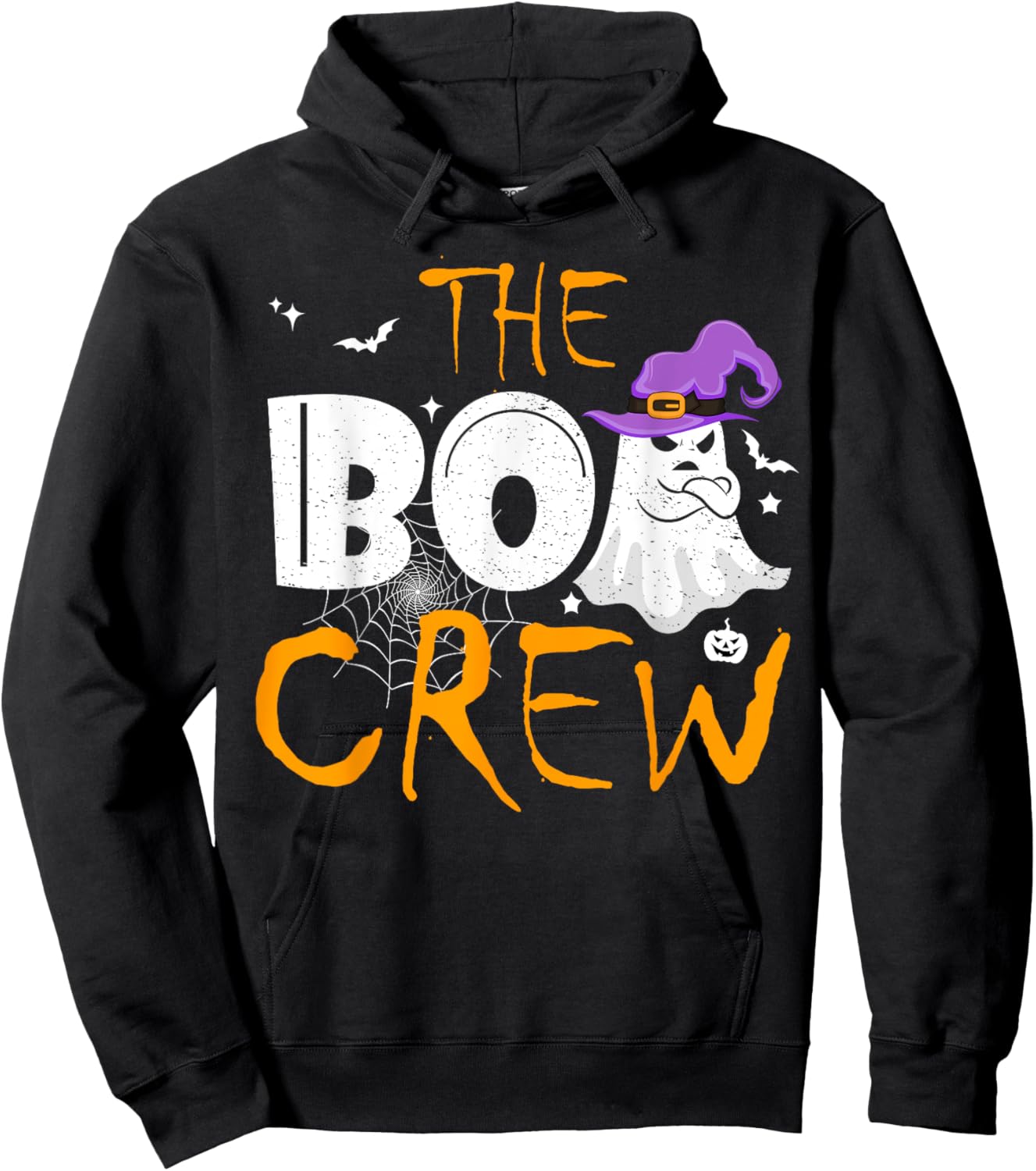 Halloween Ghost The Boo Crew Matching family Women Kids Men Hoodie - Hoodie | Black