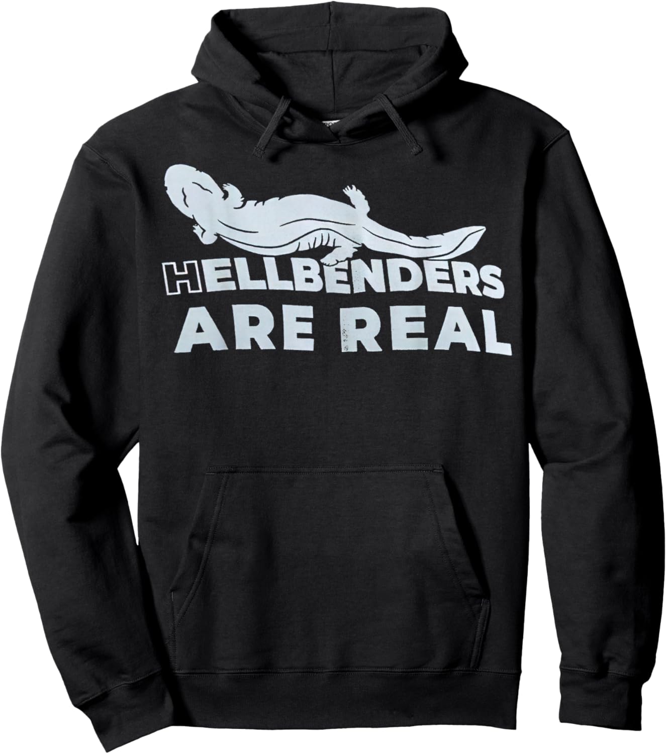 Hellbenders Are Real Hoodie - Hoodie | Black