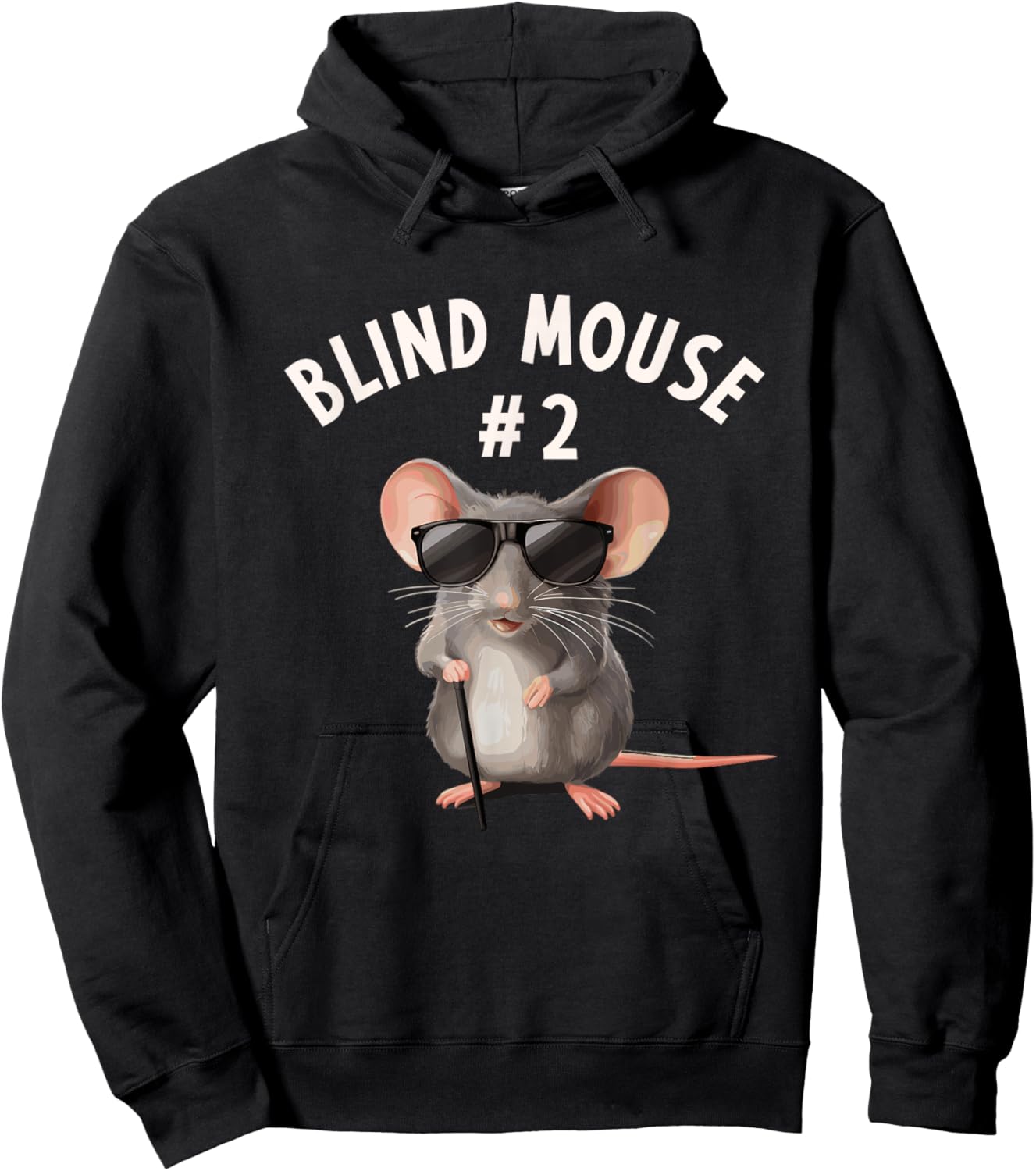 Matching Group Outfit #2 of 3 - Three Blind Mice Costume Hoodie - Hoodie | Black