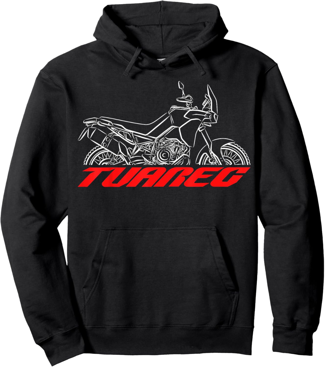 Tuareg 660 Adventure for Motorcycle Riders Hoodie - Hoodie | Black