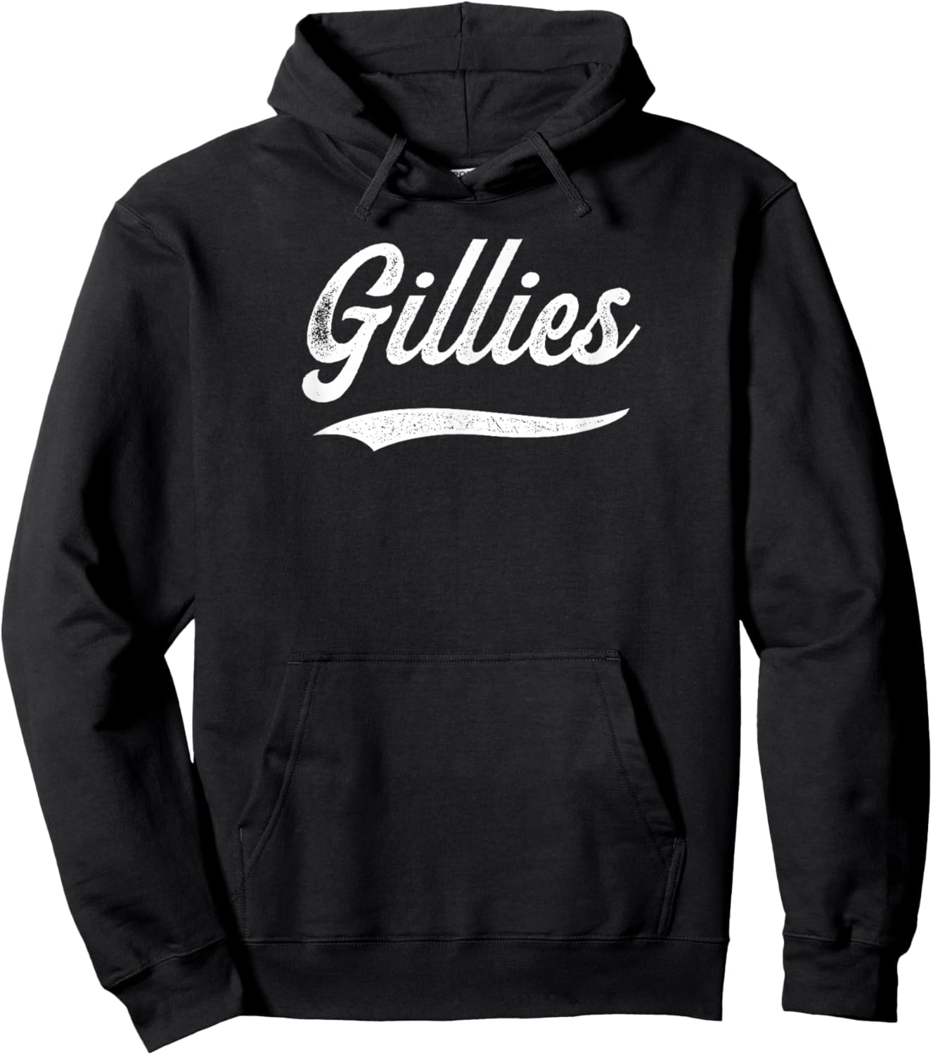 Distressed Script Keagan Gillies Prospect Baseball Fan Gear Hoodie - Hoodie | Black