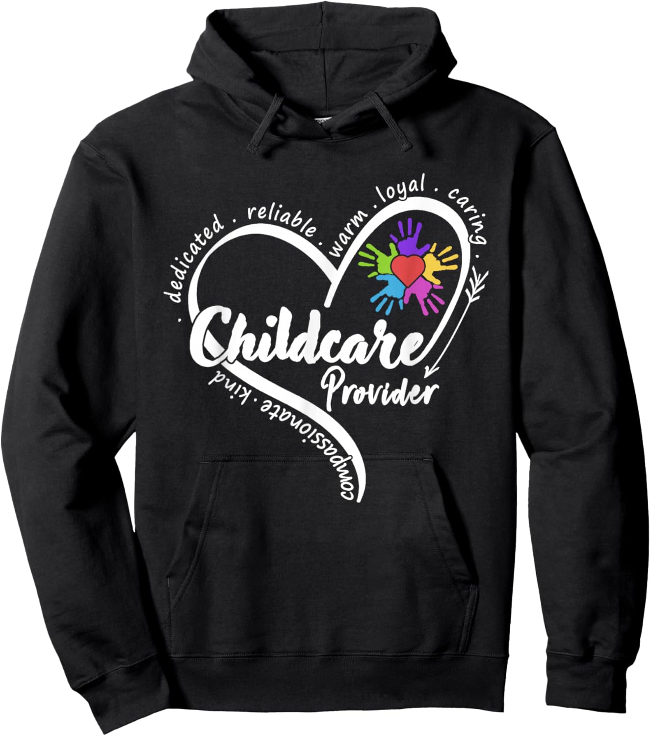 Childcare Provider Daycare Director School Teacher Hoodie - Hoodie | Black