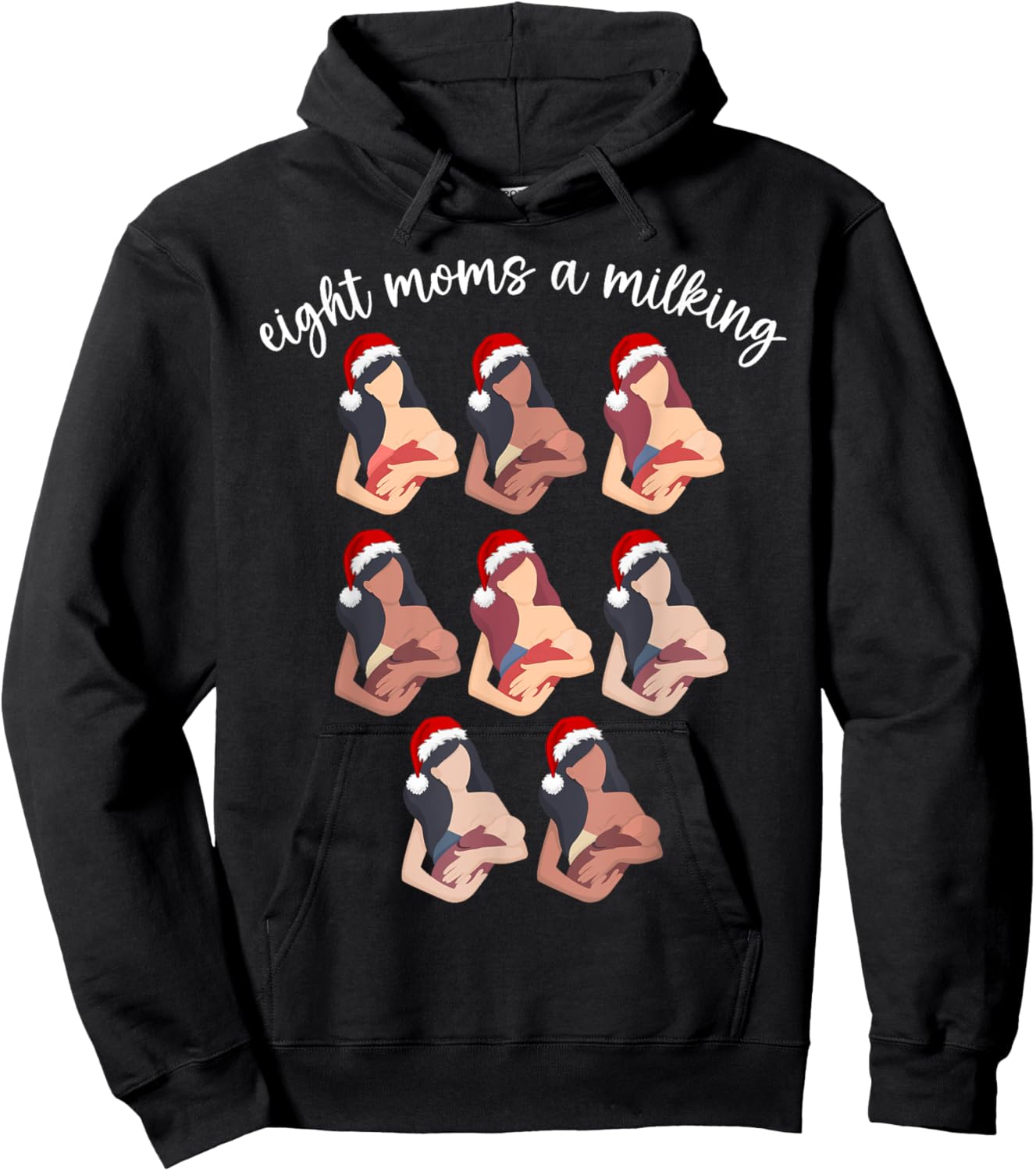 Christmas Lactation Consultant Breastfeeding Education IBCLC Hoodie - Hoodie | Black