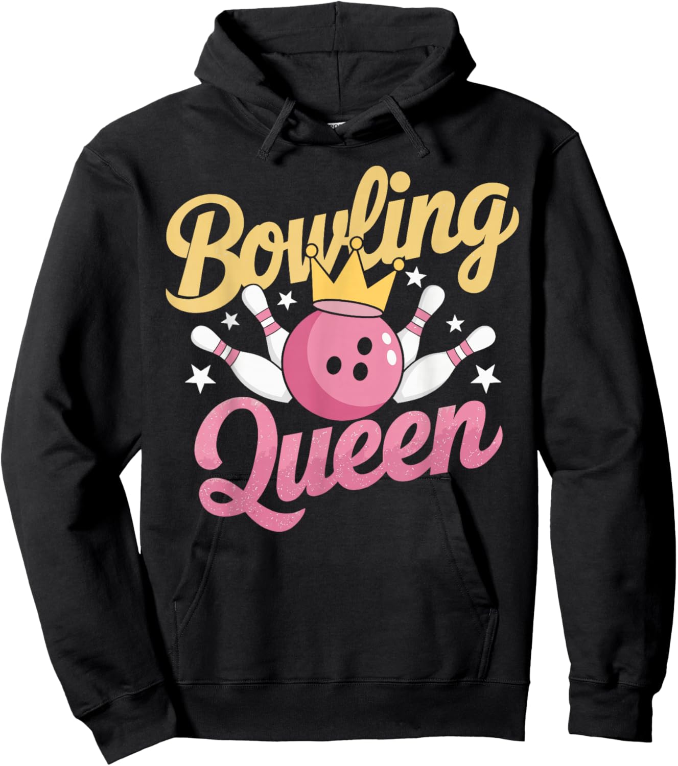 Bowling Queen Bowler Funny Bowling Hoodie - Hoodie | Black