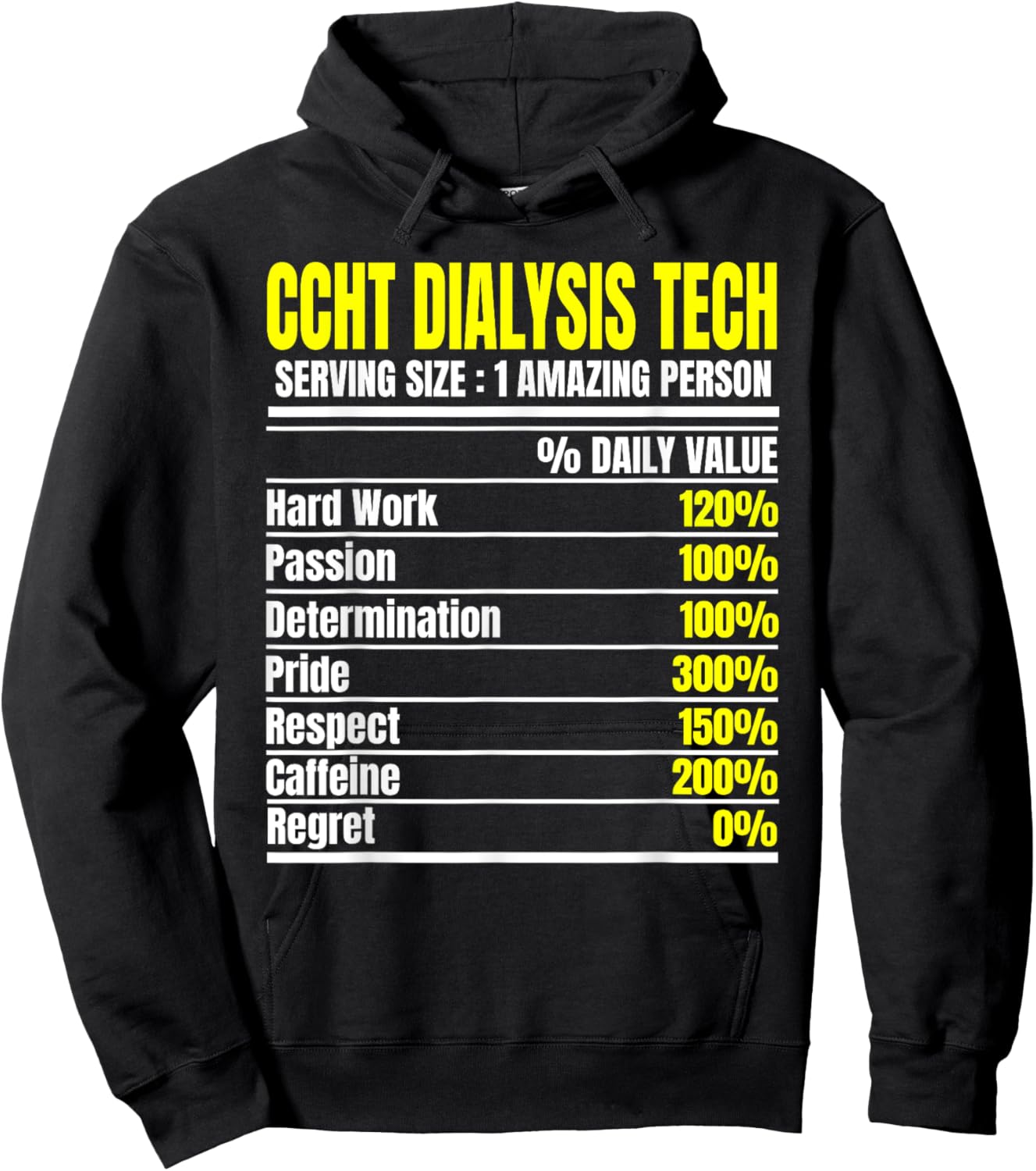 Certified Clinical Hemodialysis Technician CCHT Doctor Hoodie - Hoodie | Black