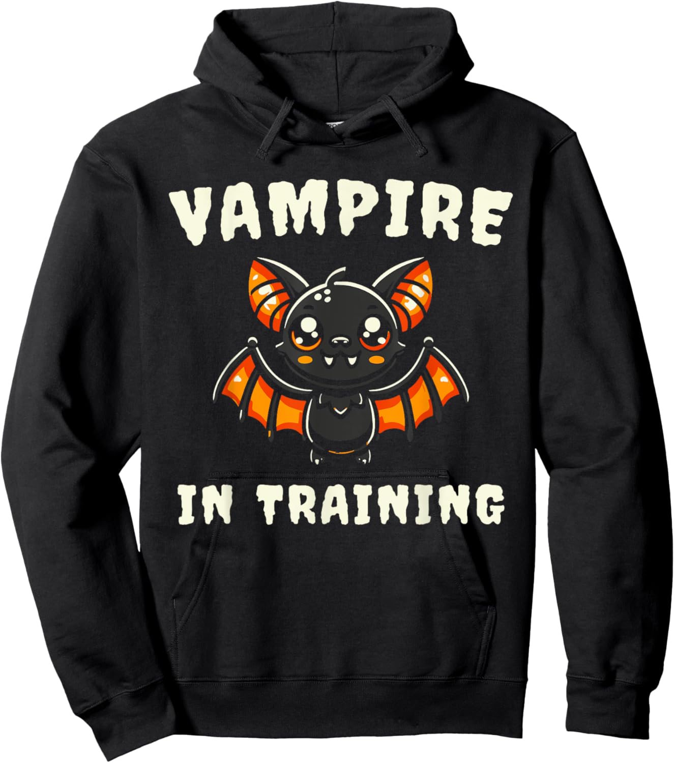 Vampire In Training Halloween Bat Hoodie - Hoodie | Black