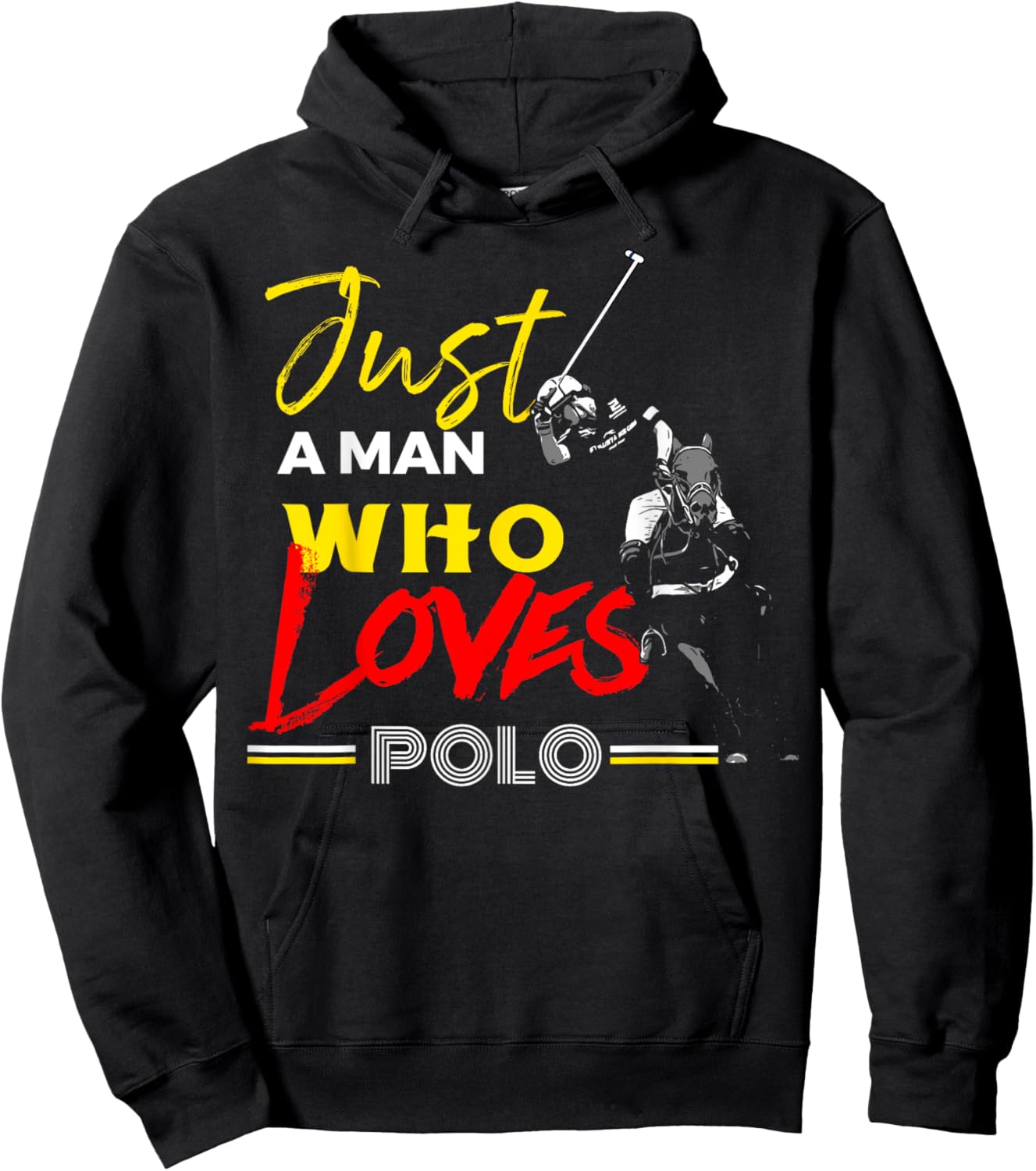 Sports Polo Hoodie - Hoodie | Black