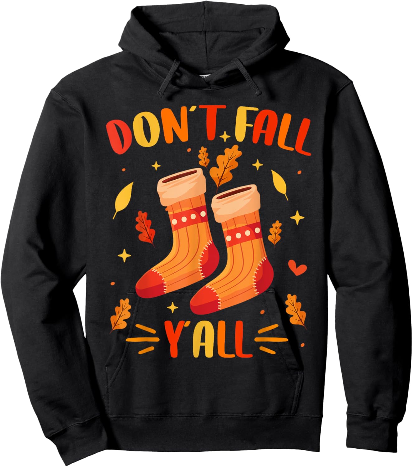 Don't Fall Y'all Fall Prevention Fall Physical Therapy Nurse Hoodie - Hoodie | Black