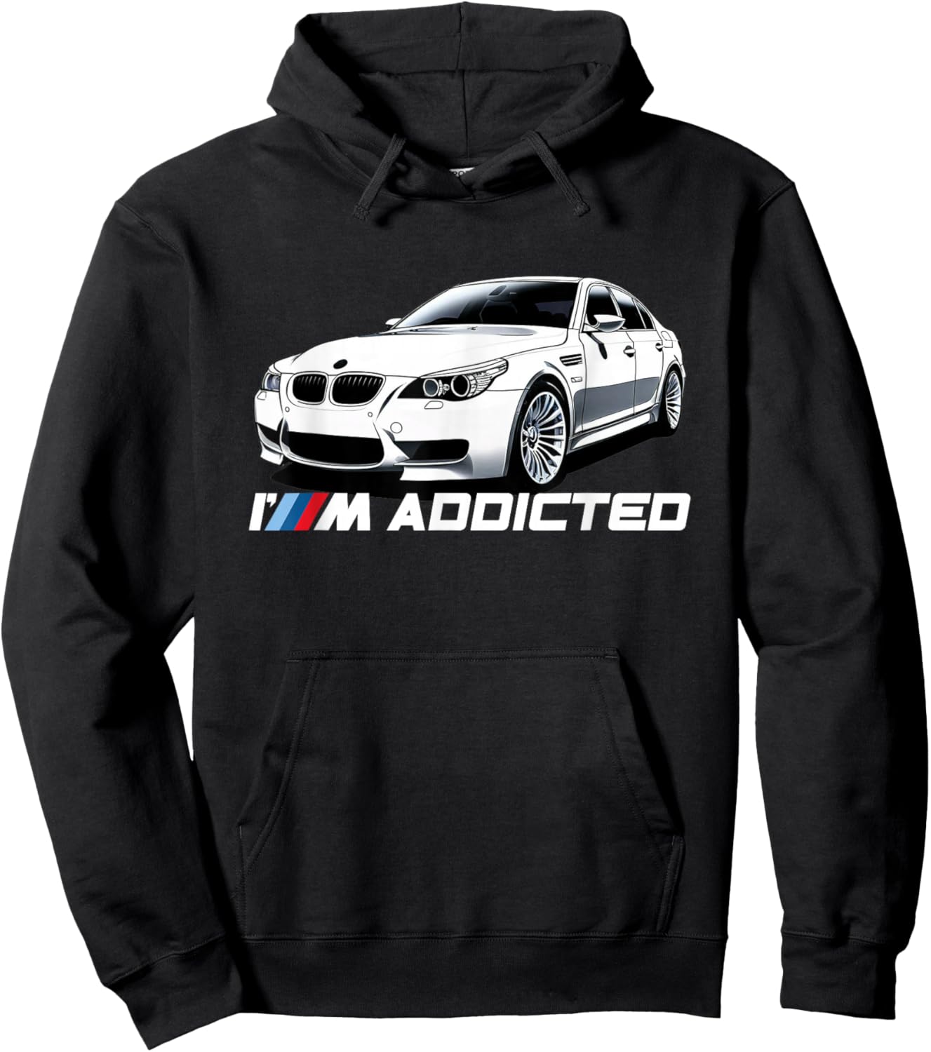 E60 5 series - M Addicted Angel Hoodie - Hoodie | Black