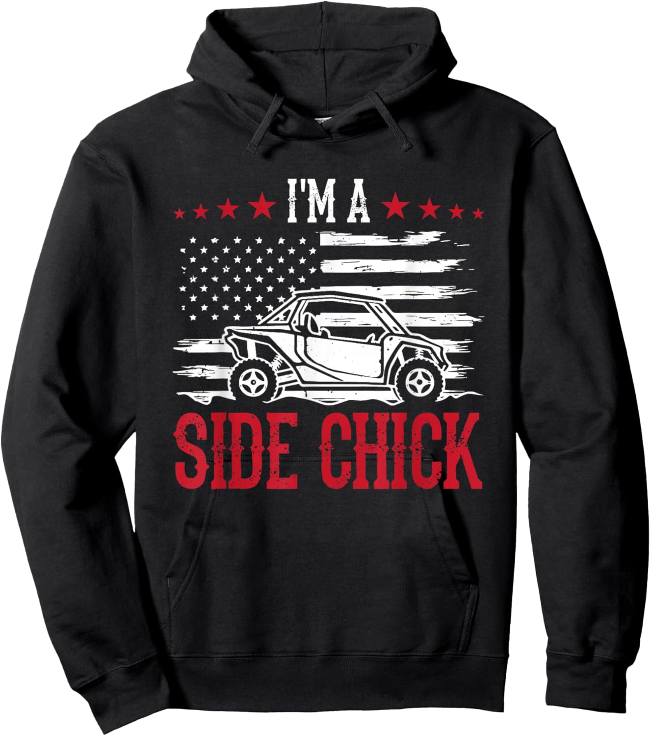 I'm a Side Chick SXS Hoodie - Hoodie | Black