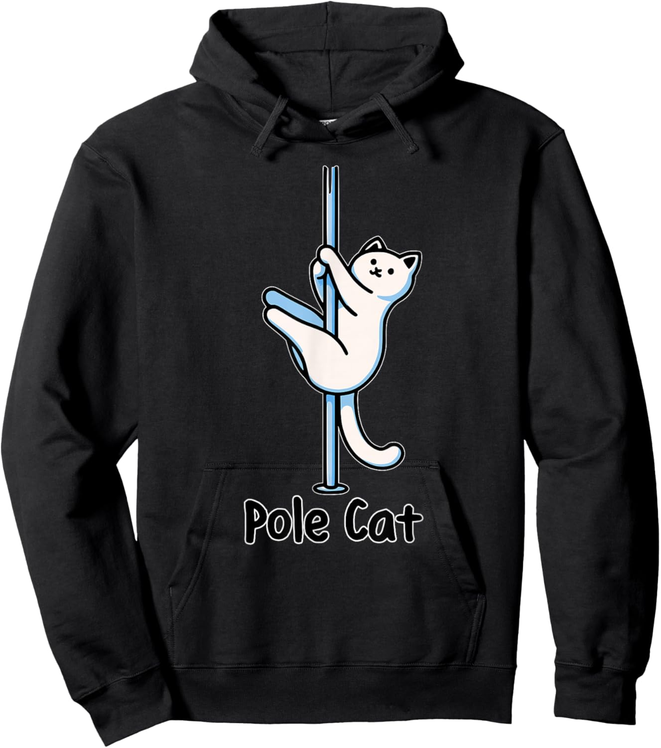 Adults Cat Lovers Black Short Sleeve Classic Fit Hoodie - Hoodie | Black