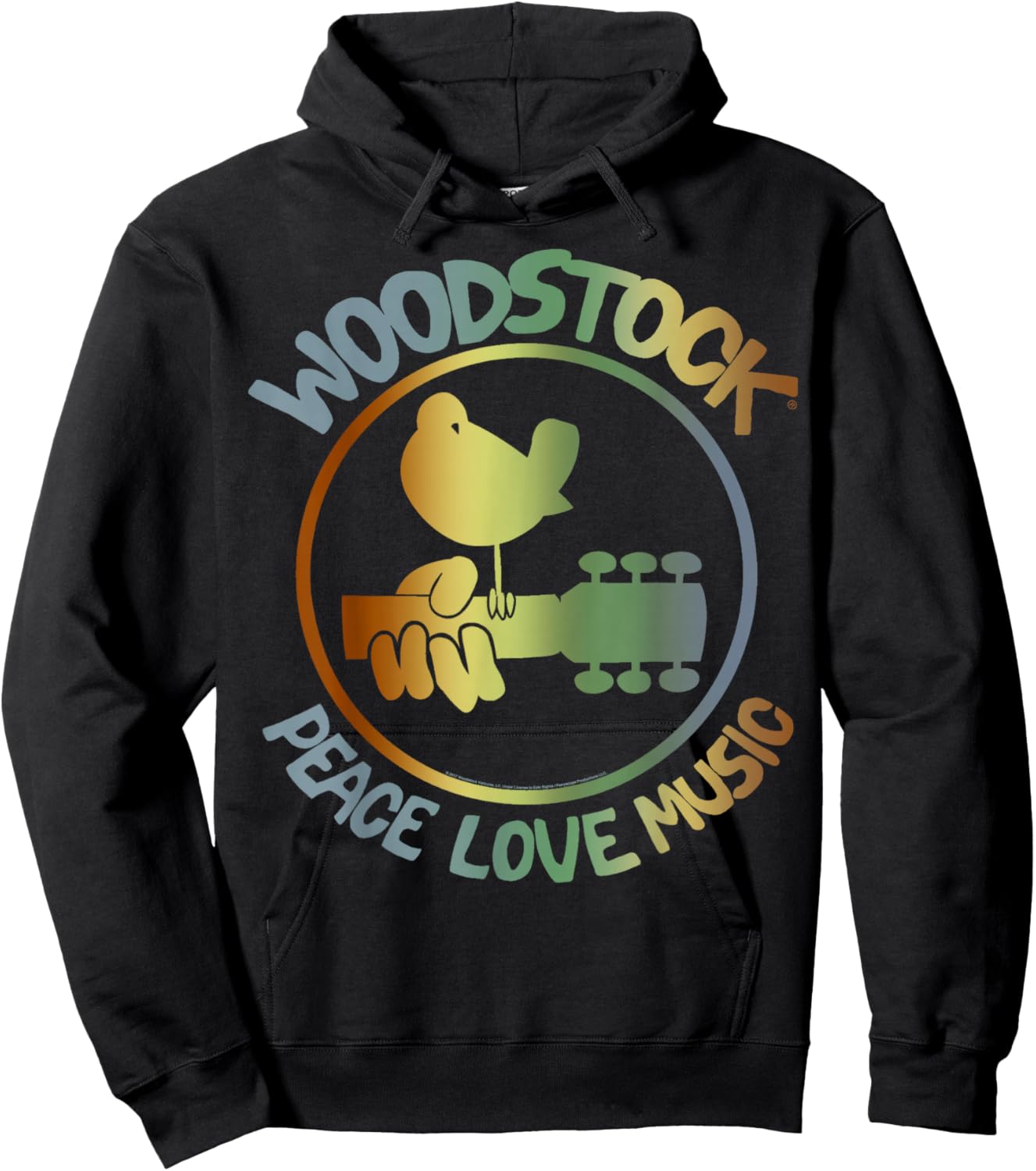 Woodstock - Technicolor Birdie Hoodie - Hoodie | Black