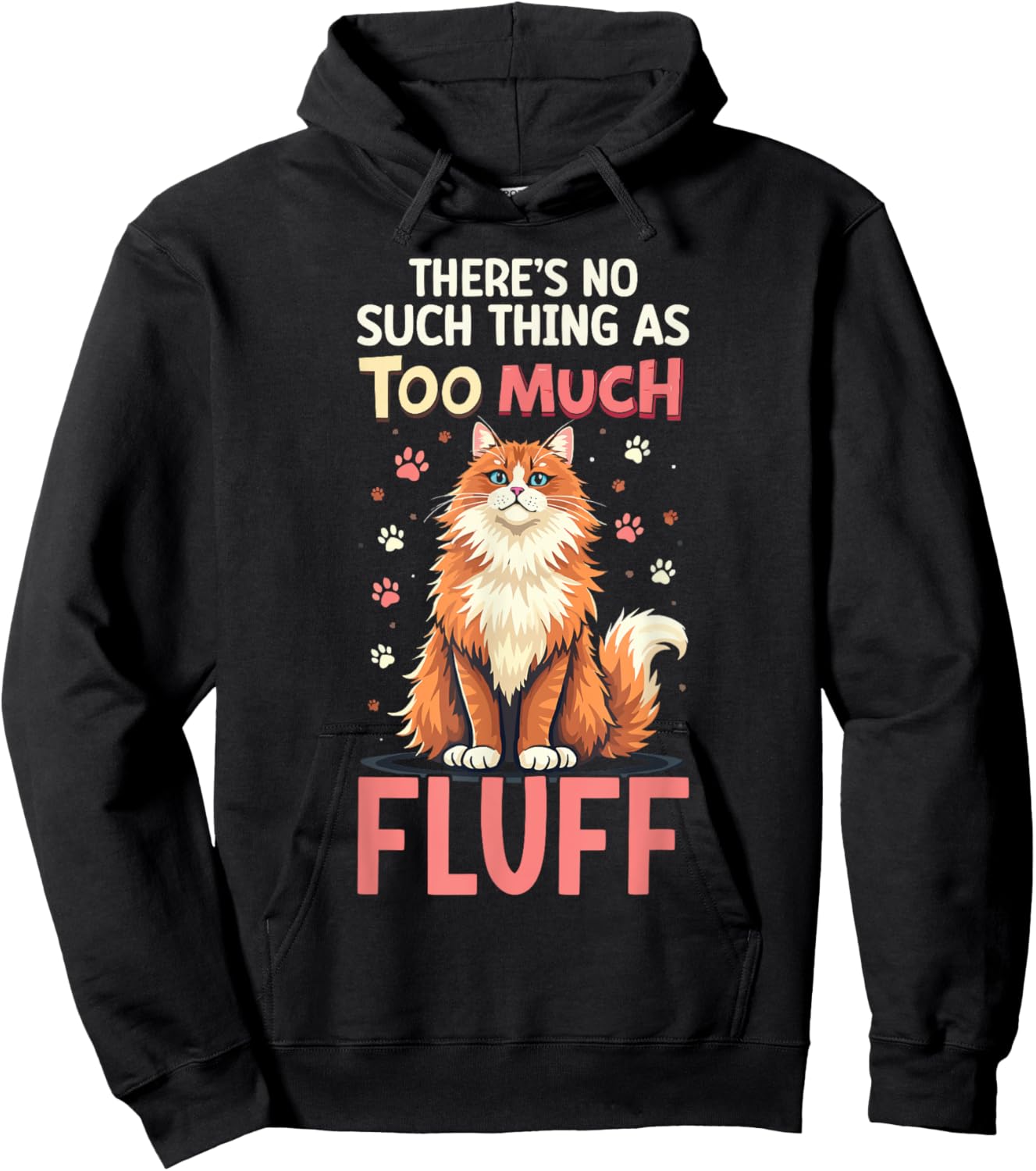 Maine Coon Cat Kitty Lover Animal Pet Kitten Meow Men Women Hoodie - Hoodie | Black