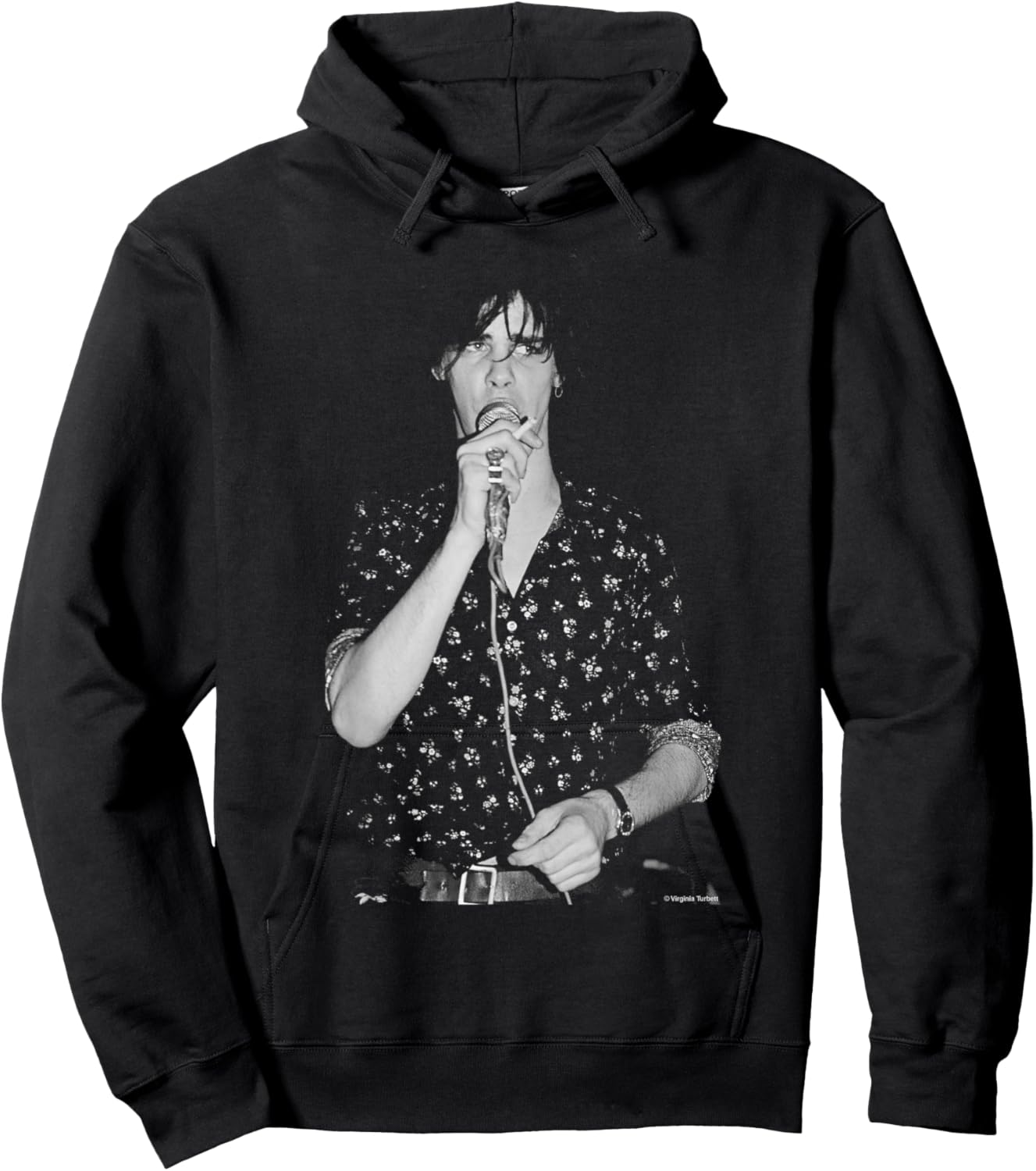 Nick Cave & Birthday Party Live By Virgina Turbett Hoodie - Hoodie | Black