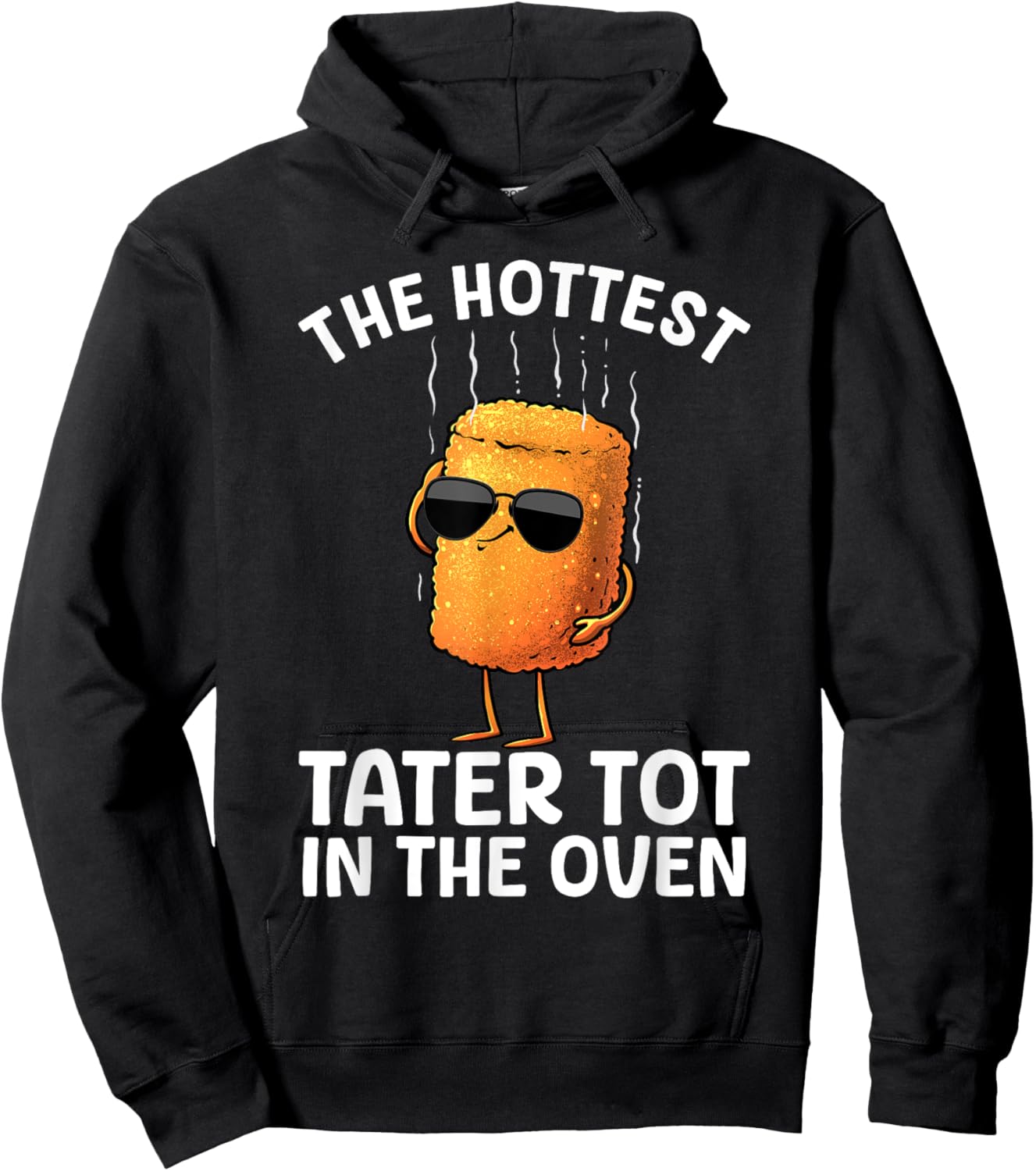 Cool Tater Tot Design Women Kids Potato Tater Tot Hoodie - Hoodie | Black