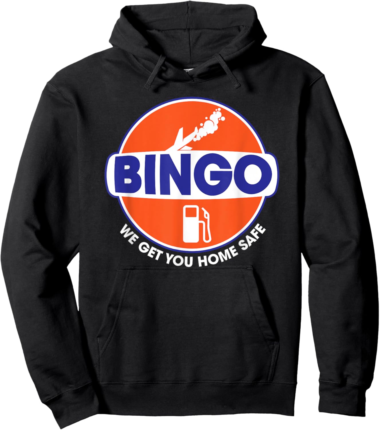 Bingo Fuel Airplane Pilot Airline Pilot Humor Bingo Fuel Hoodie - Hoodie | Black