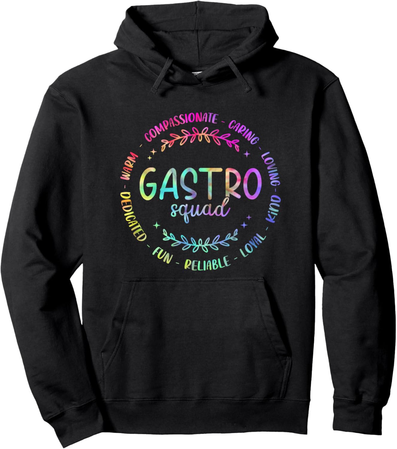 Gastro Squad Tie Dye Design For Doctor Gastroenterology Hoodie - Hoodie | Black