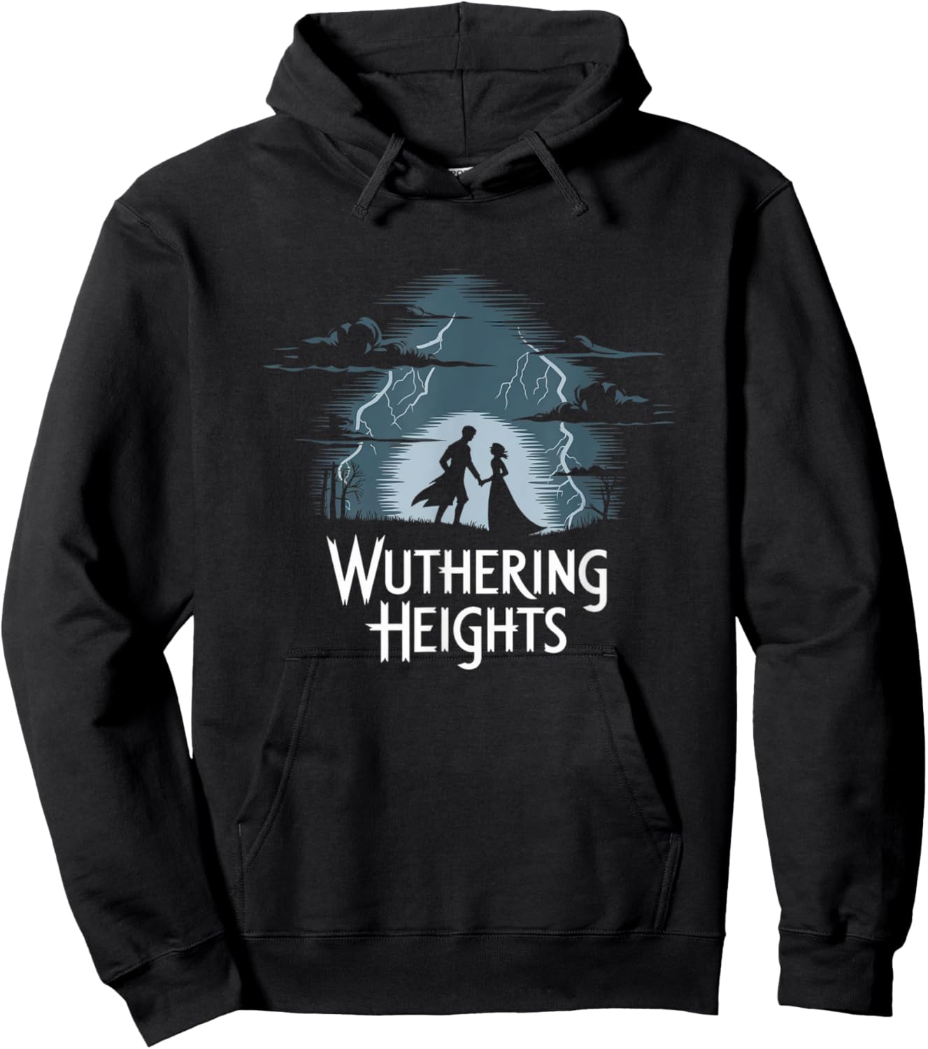 Wuthering Heights Gothic Romance Classic Literature Bookworm Hoodie - Hoodie | Black