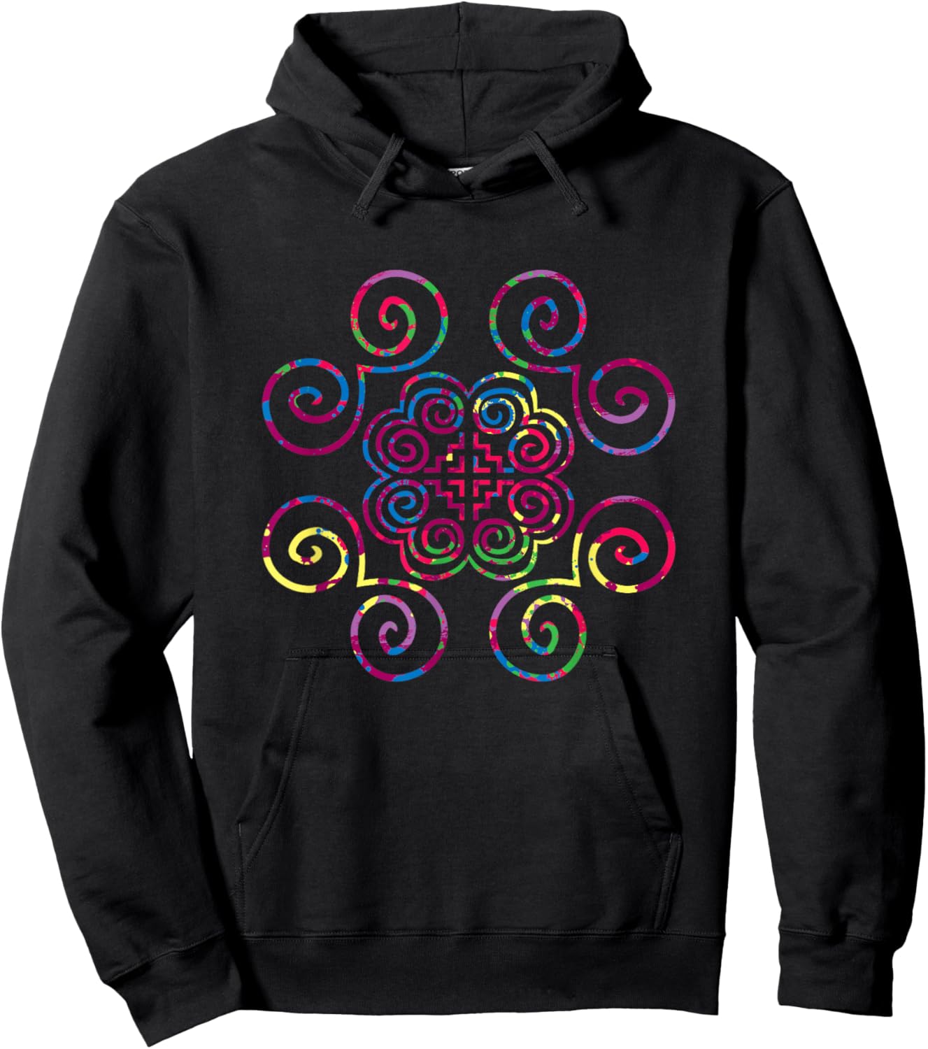 Hmong Miao Hmoob Patterns Hoodie - Hoodie | Black