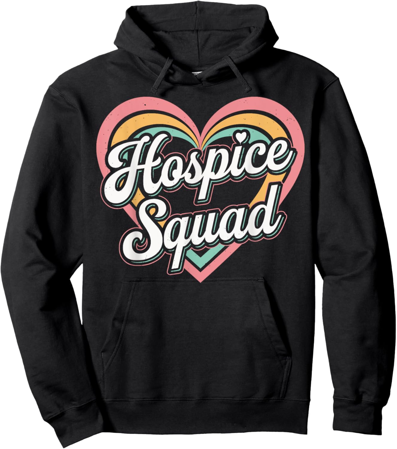 Hospice Squad Hospice Nurse Hoodie - Hoodie | Black