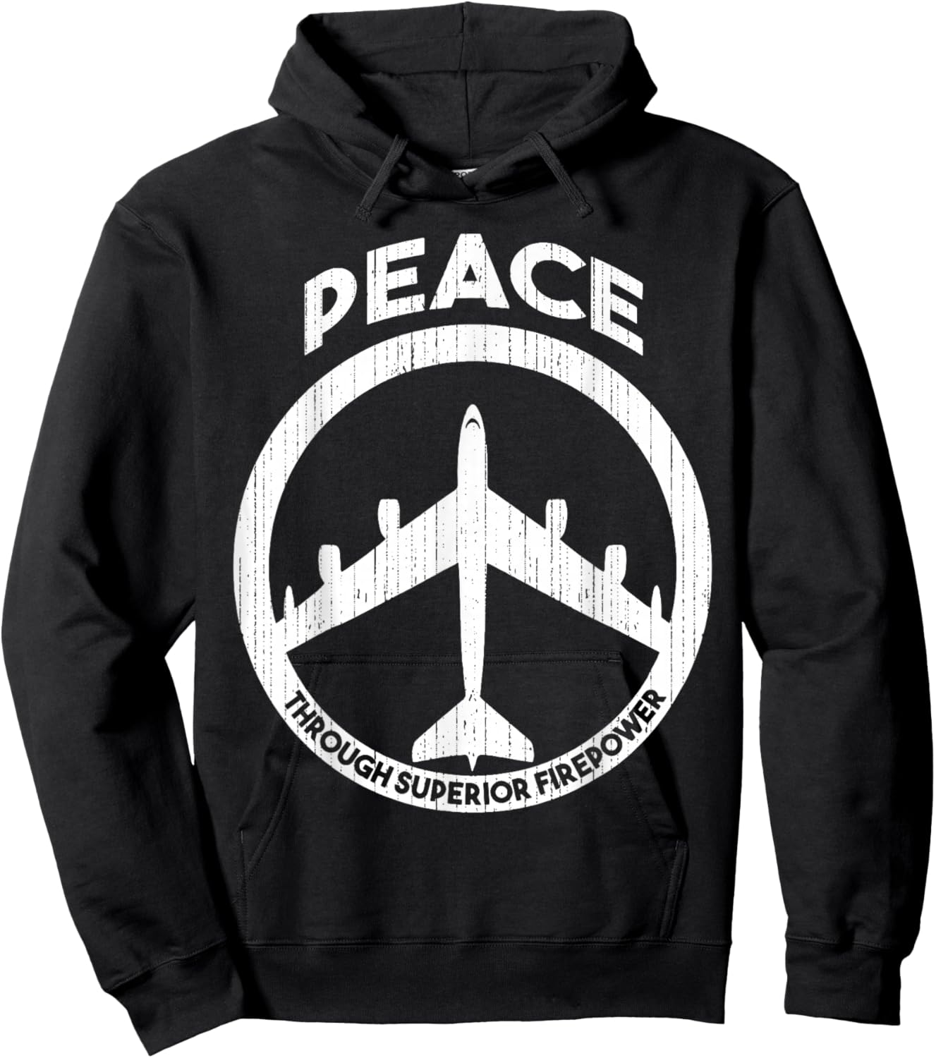 Peace through superior firepower Hoodie - Hoodie | Black