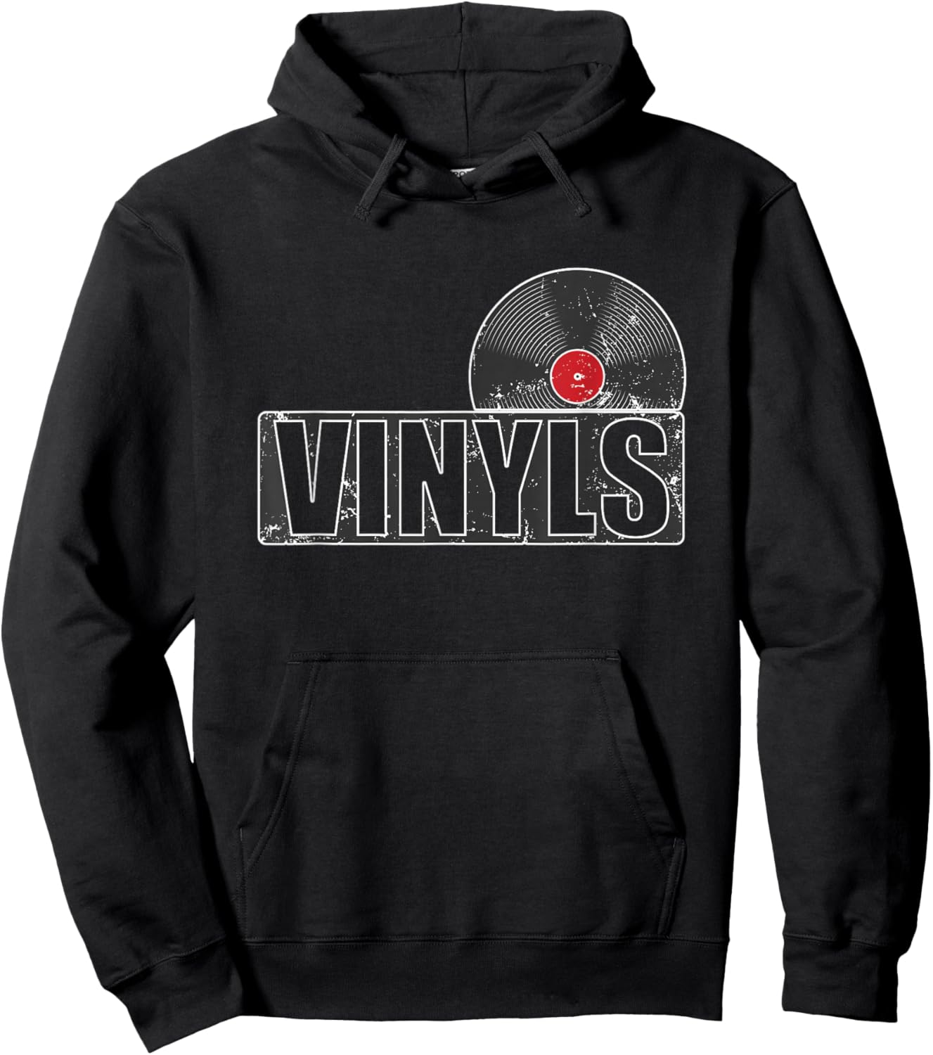 Vinyls old Records Hoodie - Hoodie | Black