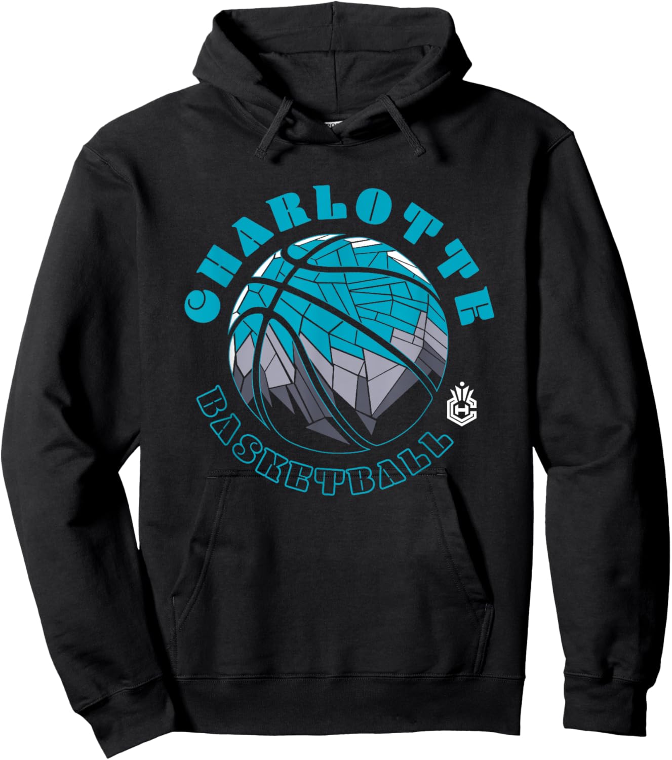 NBA Charlotte Hornets Neon Prism Basketball Hoodie - Hoodie | Black