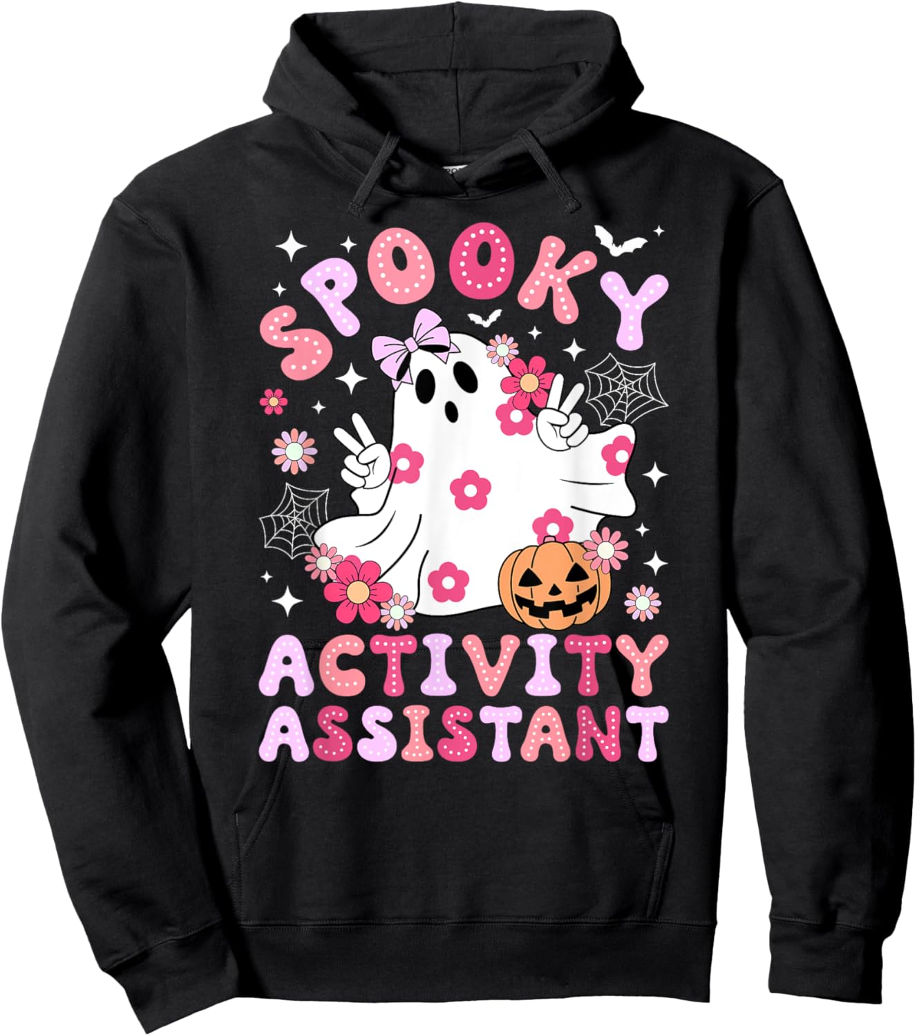 Spooky Activity Assistant Halloween Activities Assistant Hoodie - Hoodie | Black
