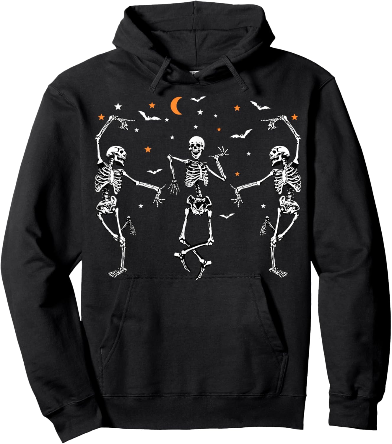 Dancing Skeleton Dance Funny Halloween Skeleton Women Hoodie - Hoodie | Black