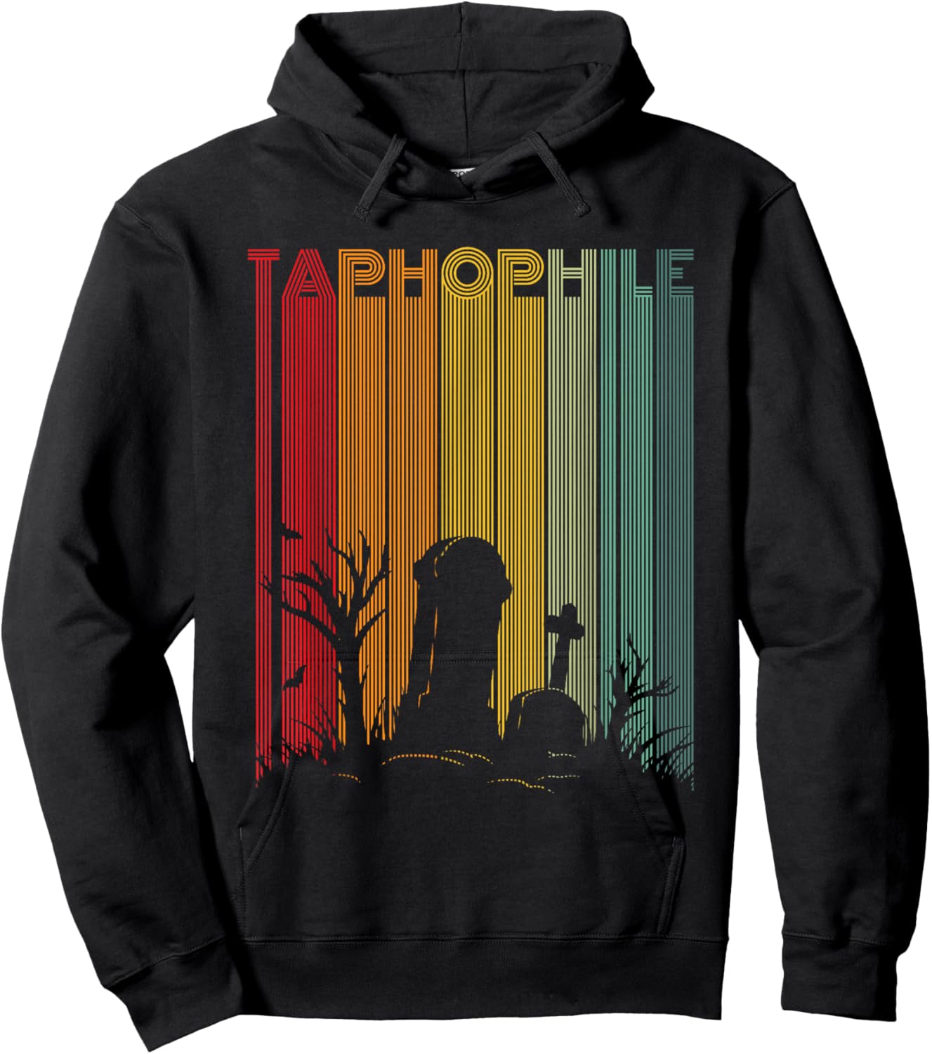 Taphophilia Quote for a Taphophile Hoodie - Hoodie | Black