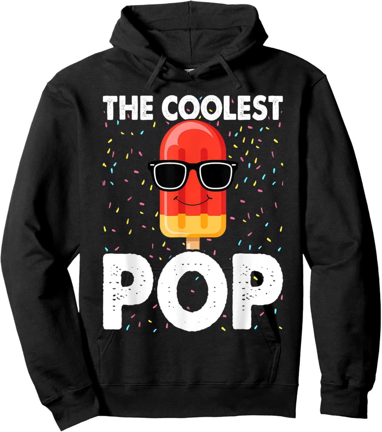 The Coolest Pop Dad Fathers Day Hoodie - Hoodie | Black