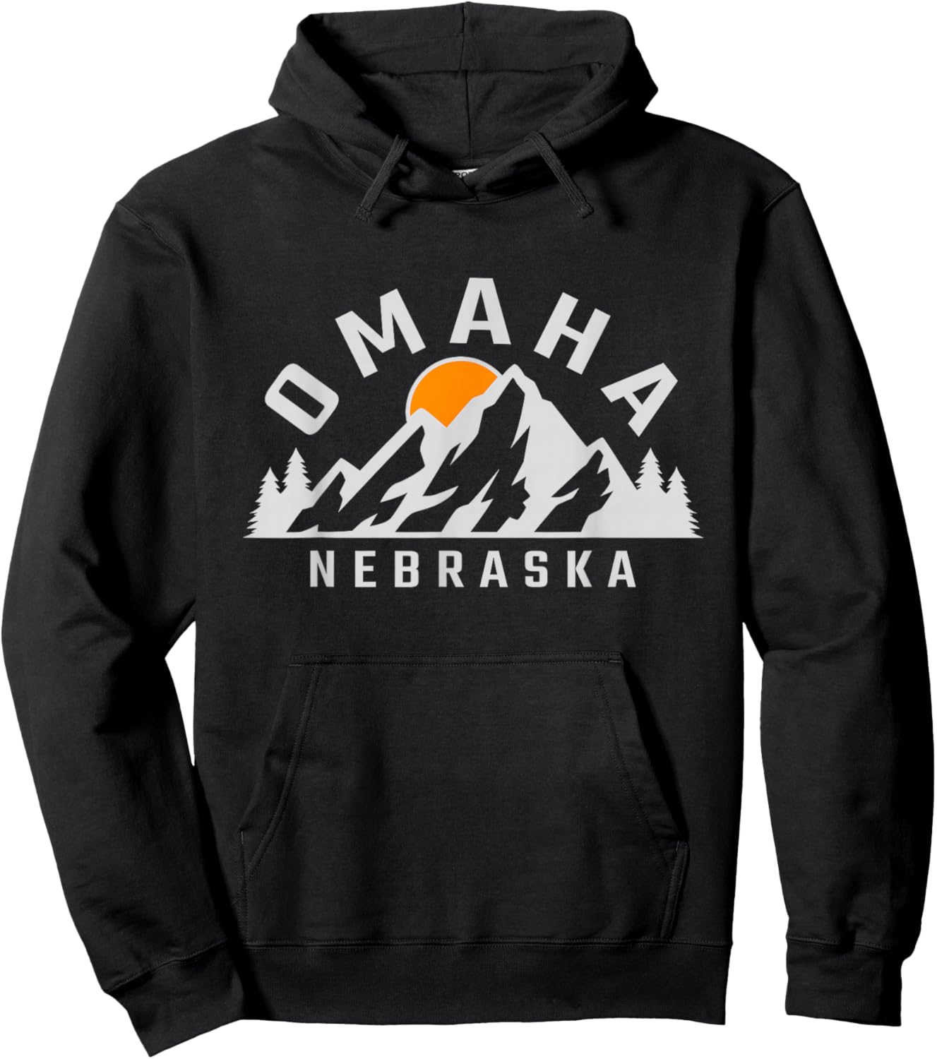 Omaha - Nebraska - Outdoors - Classic Hoodie - Hoodie | Black