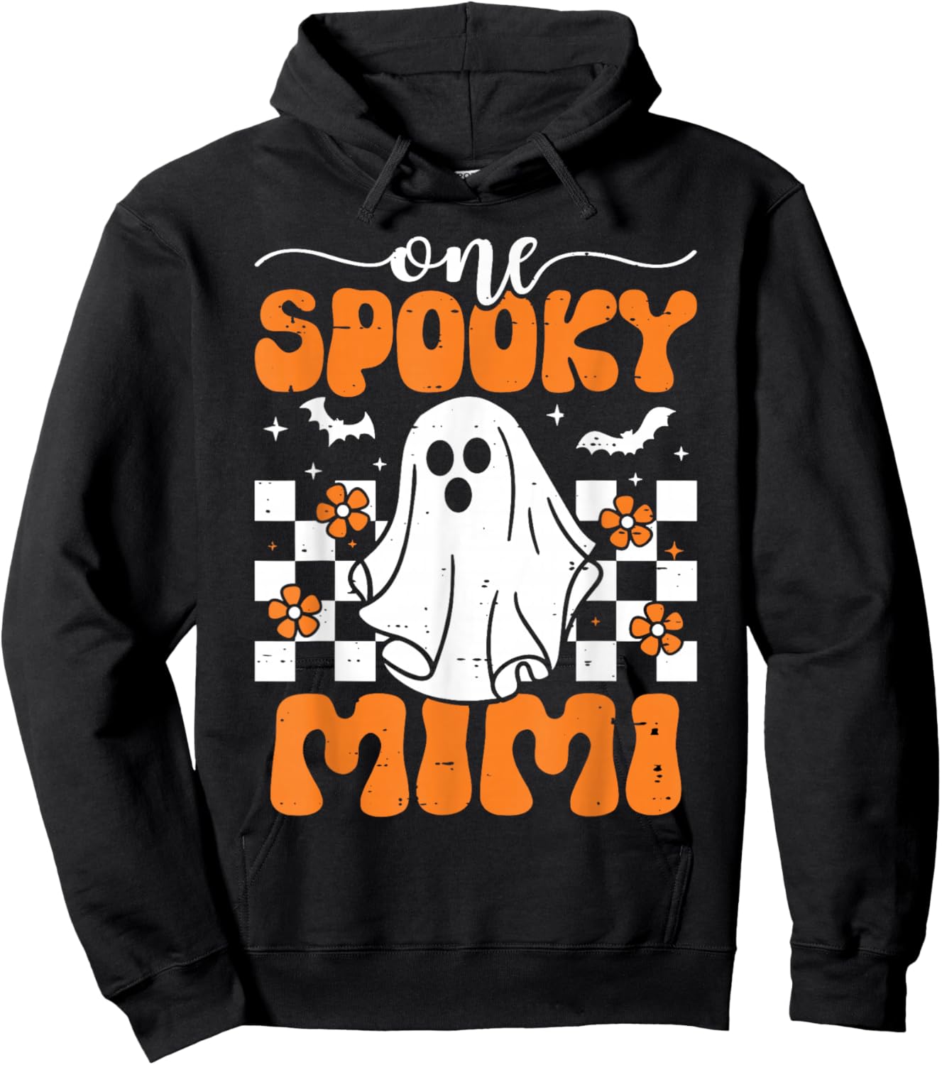 One Spooky Mimi Matching Family Halloween Costumes Hoodie - Hoodie | Black