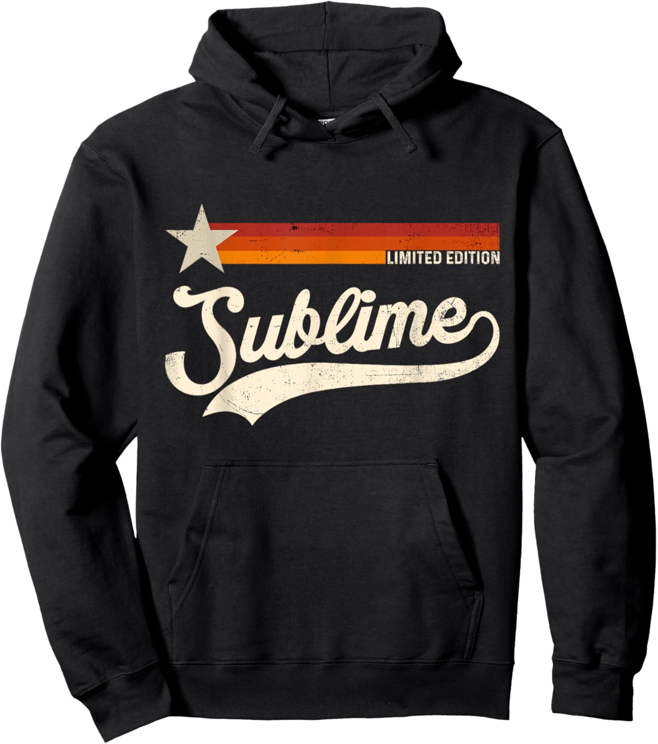 Valgory Shop Graphic First Name Sublime Awesome Apparel Limited Edition Hoodie - Hoodie | Black
