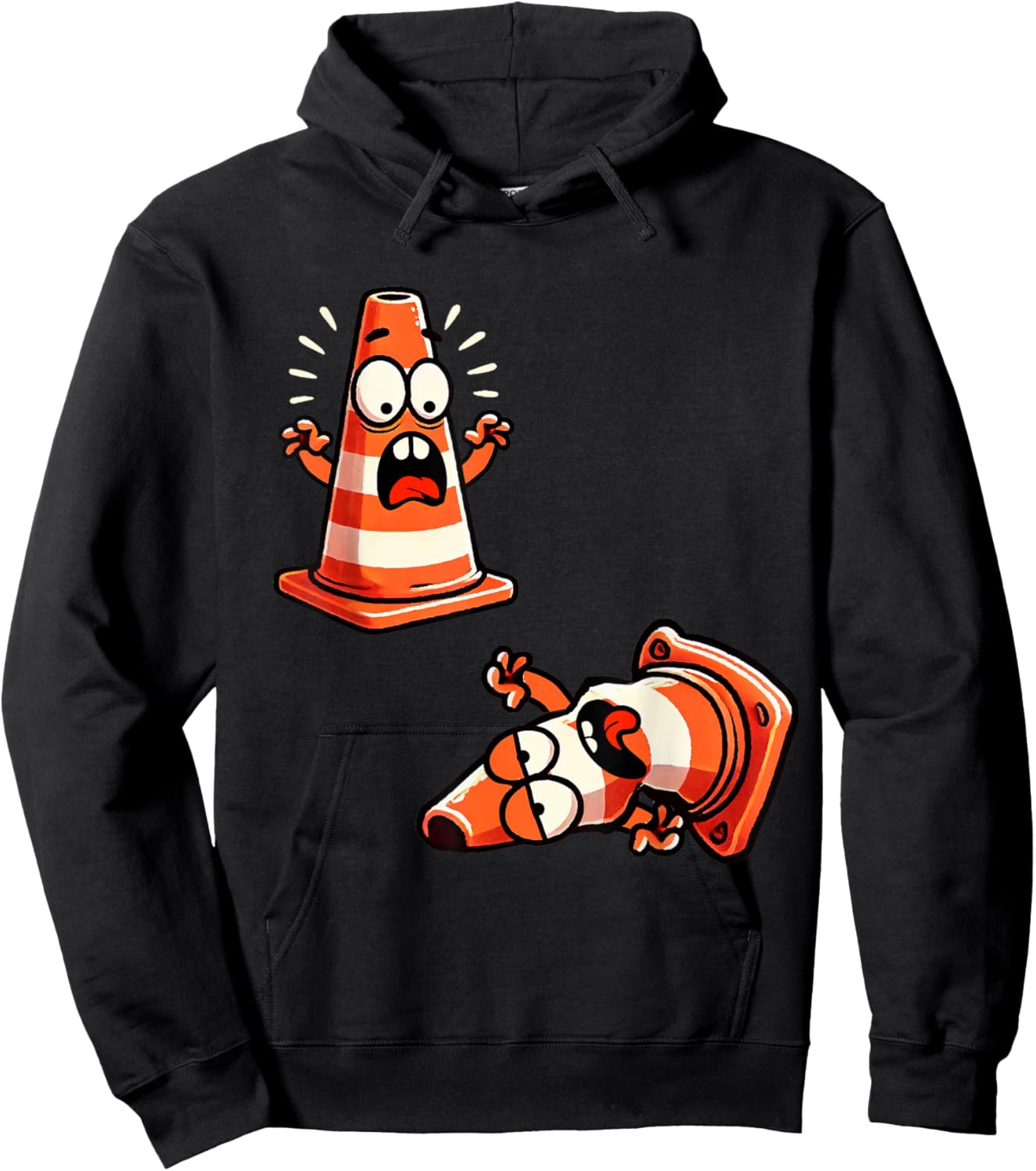 Traffic cone Hoodie - Hoodie | Black