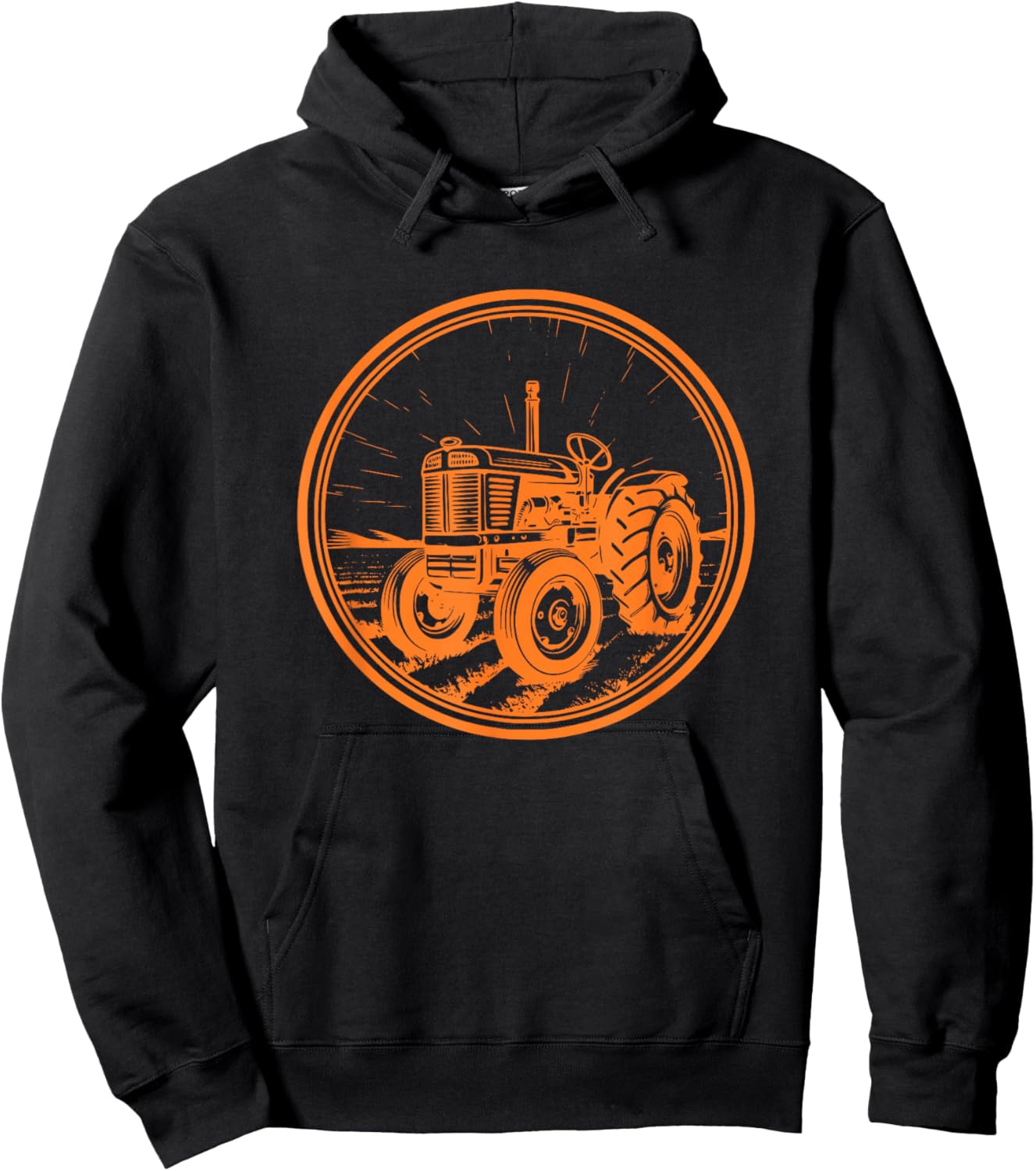 Vintage Alis Chalmers WD45 Tractor Farming Style product Hoodie - Hoodie | Black