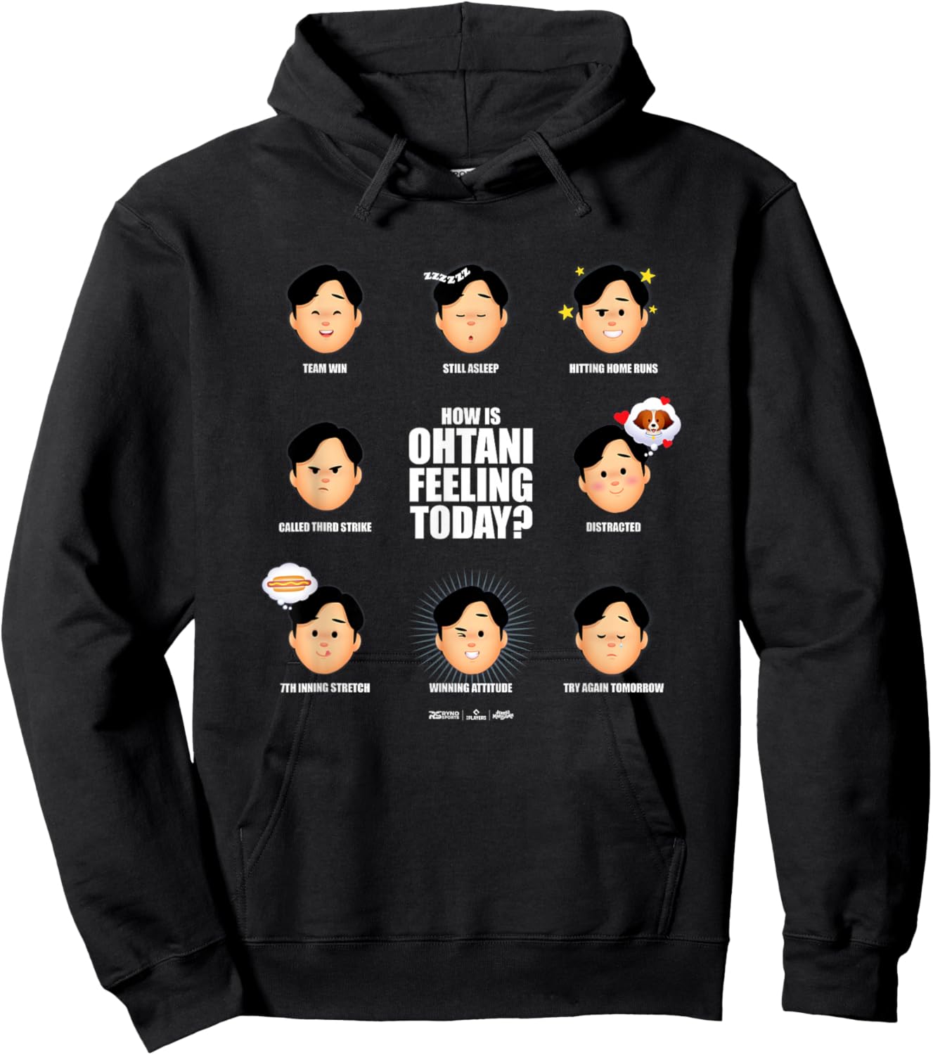 Shohei Ohtani Los Angeles Feeling Today? MLB Players Hoodie - Hoodie | Black
