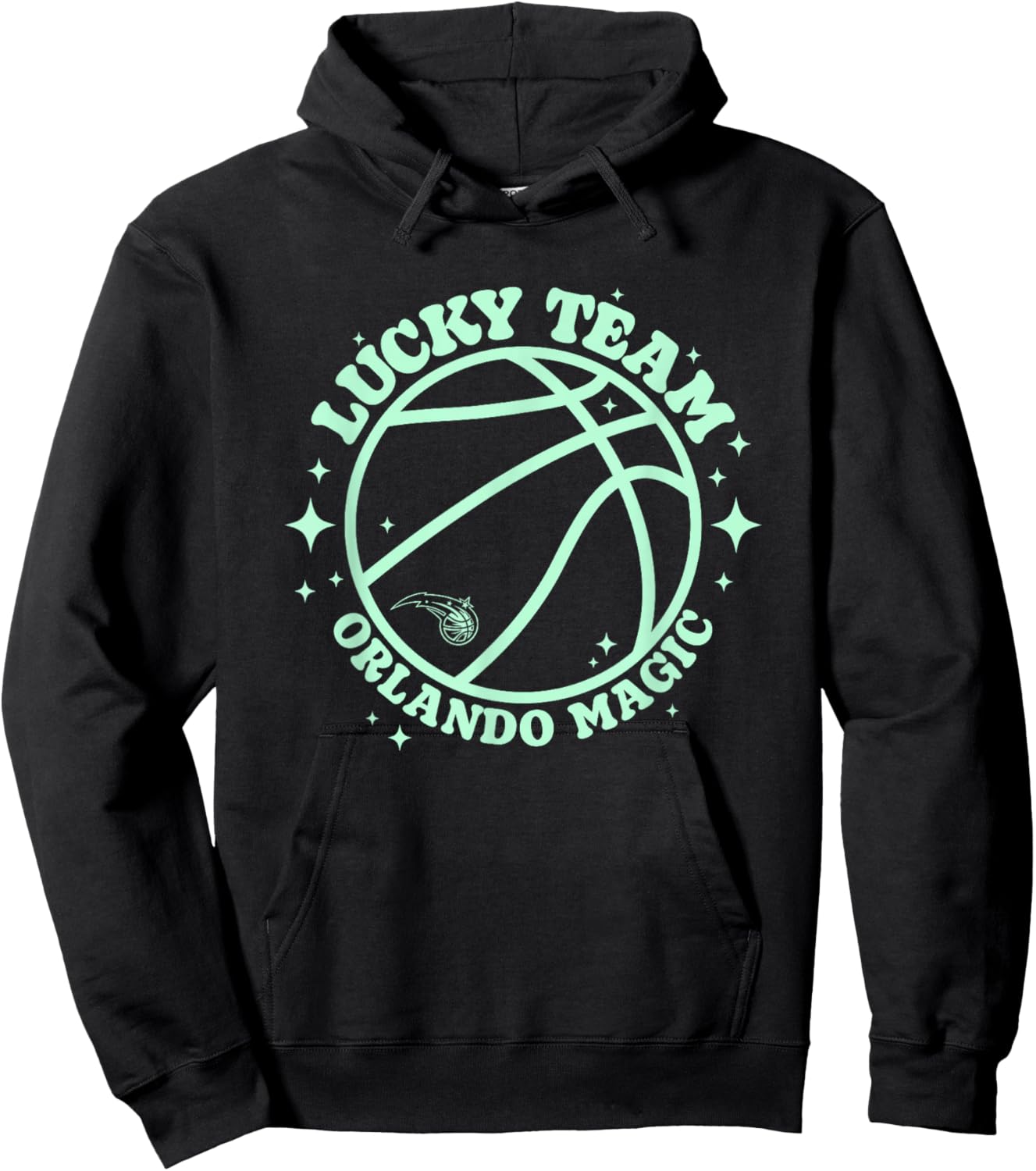 NBA Orlando Magic Lucky Basketball Team Hoodie - Hoodie | Black