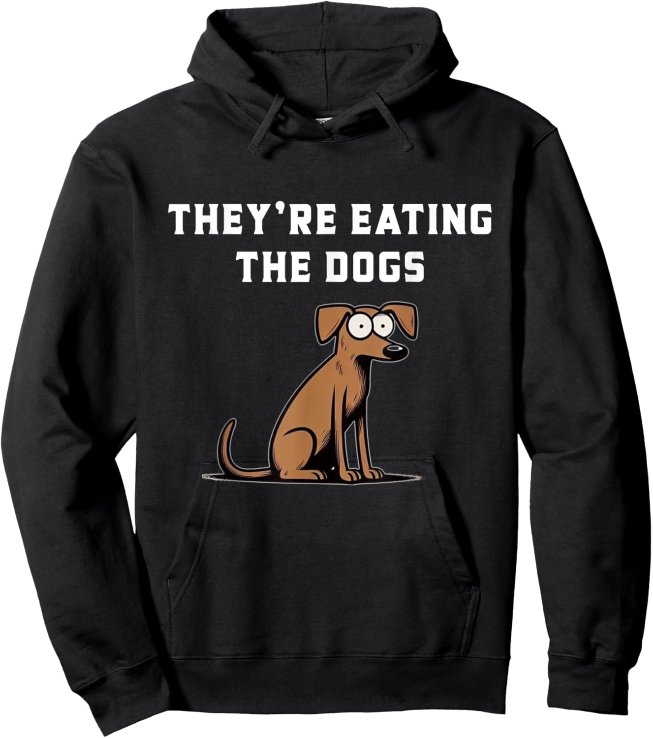 They’re Eating The Dogs Trump 2024 Hoodie - Hoodie | Black