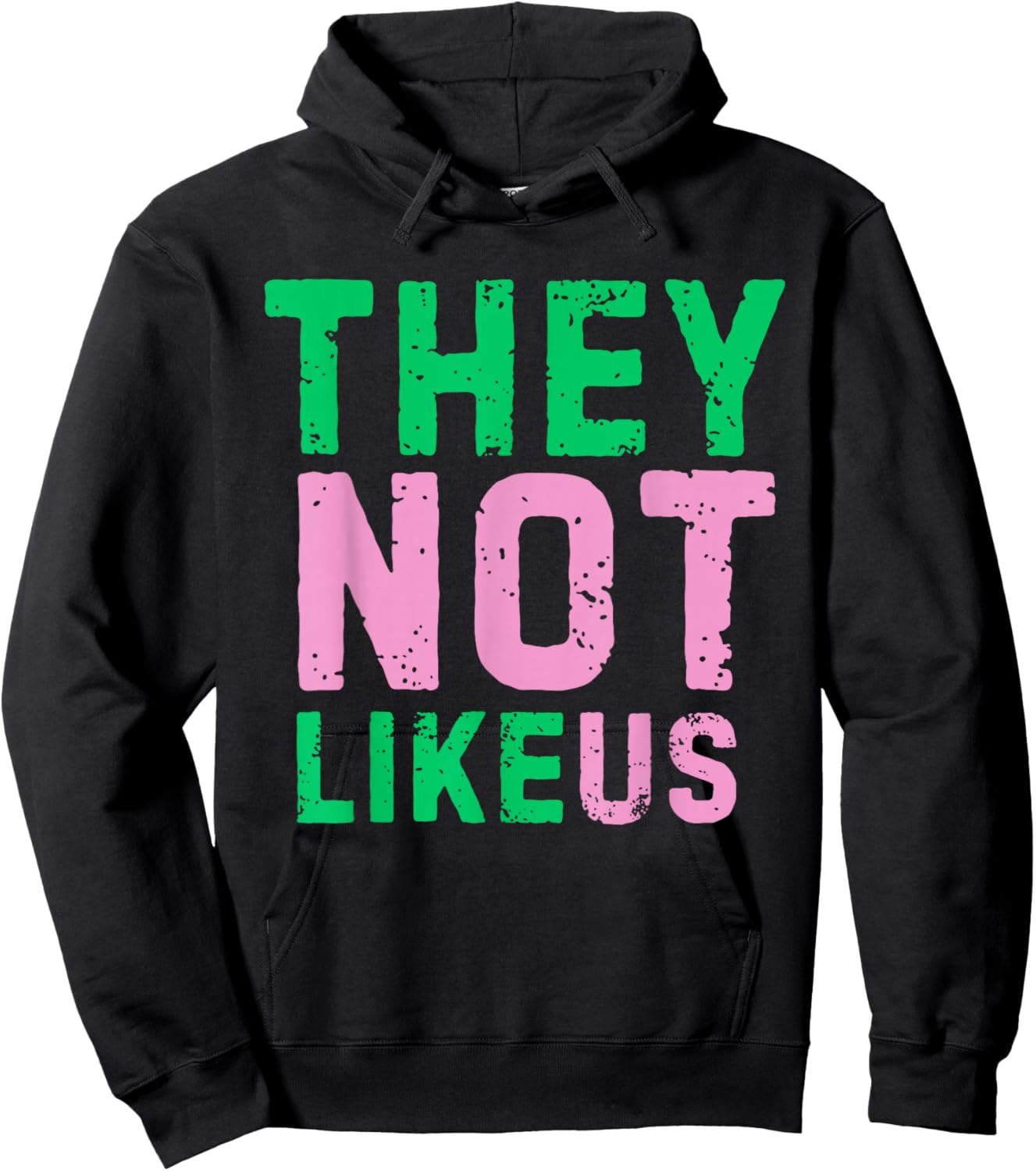 They Don't Like US Retro Hoodie - Hoodie | Black