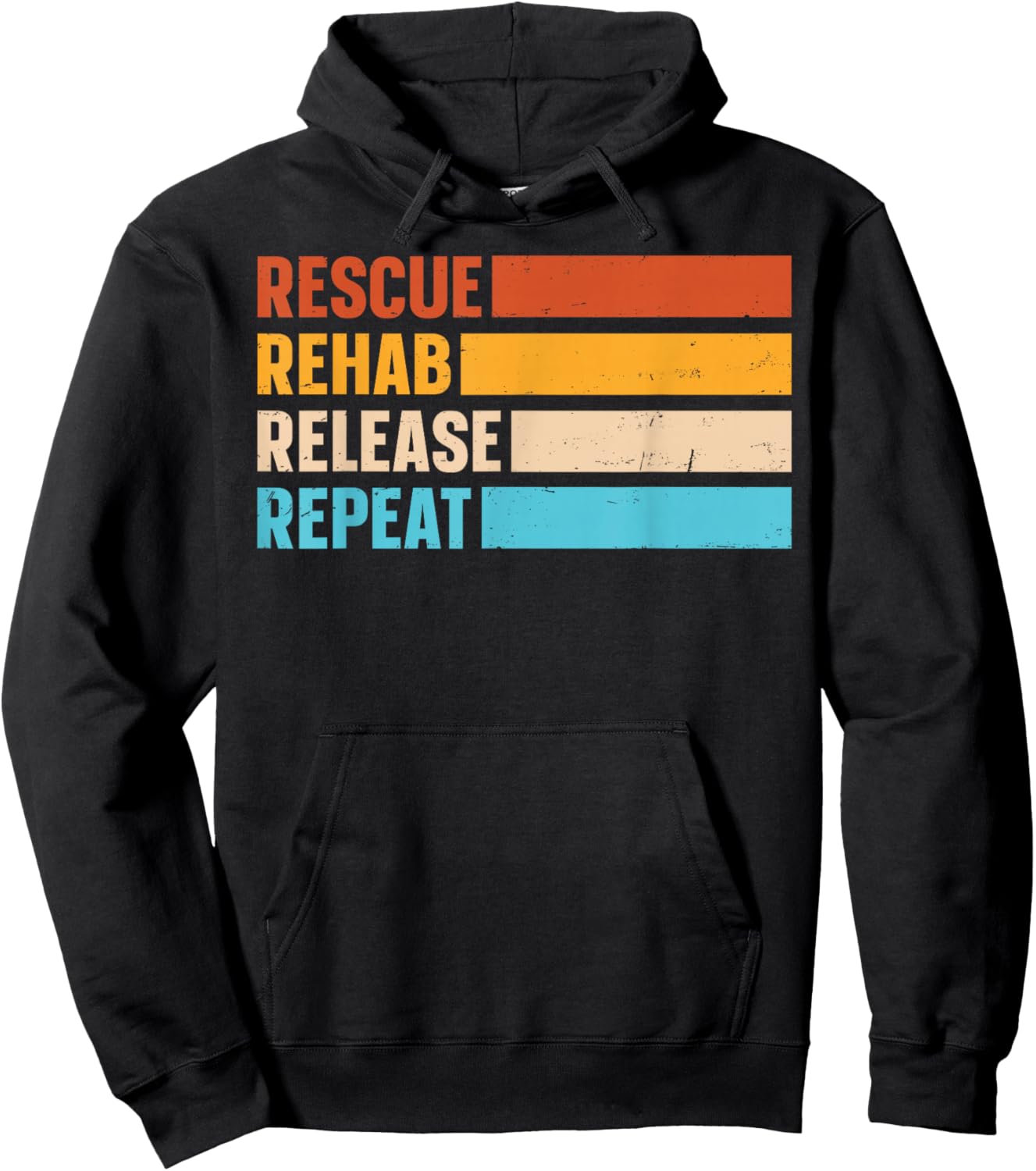Wildlife Rescue Design for a Wildlife rehabilitator Hoodie - Hoodie | Black