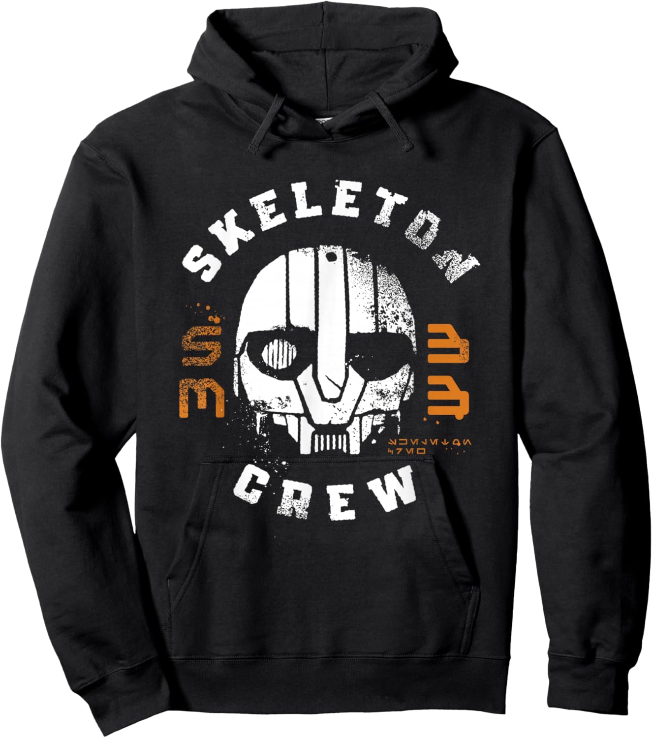 Star Wars Skeleton Crew Distressed First Mate SM-33 Mask Hoodie - Hoodie | Black