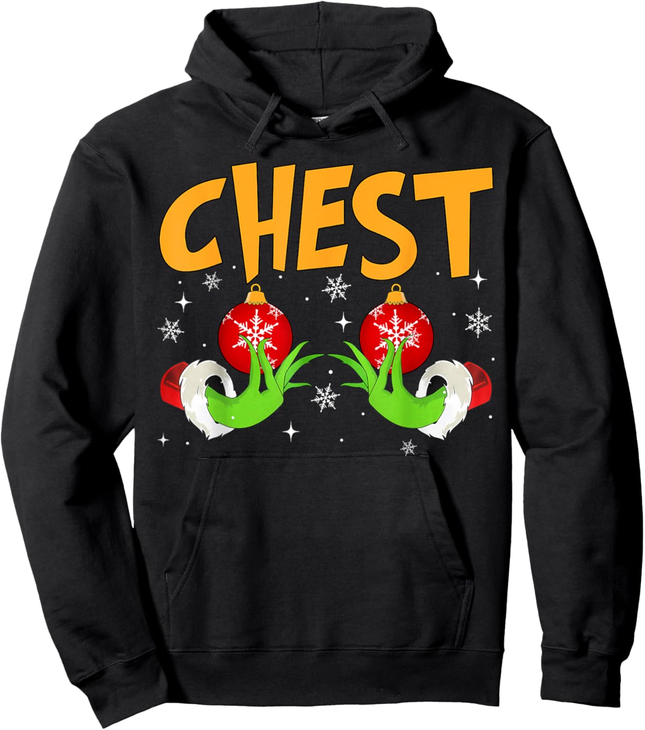 Chest Nuts Matching Chestnuts Christmas Snow Couples Women Hoodie - Hoodie | Black