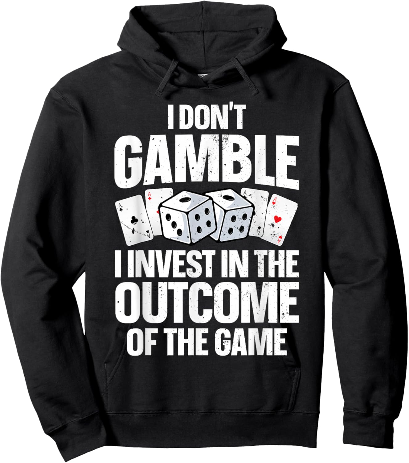 Funny Gambling Art Women Casino Poker Player Gambler Hoodie - Hoodie | Black