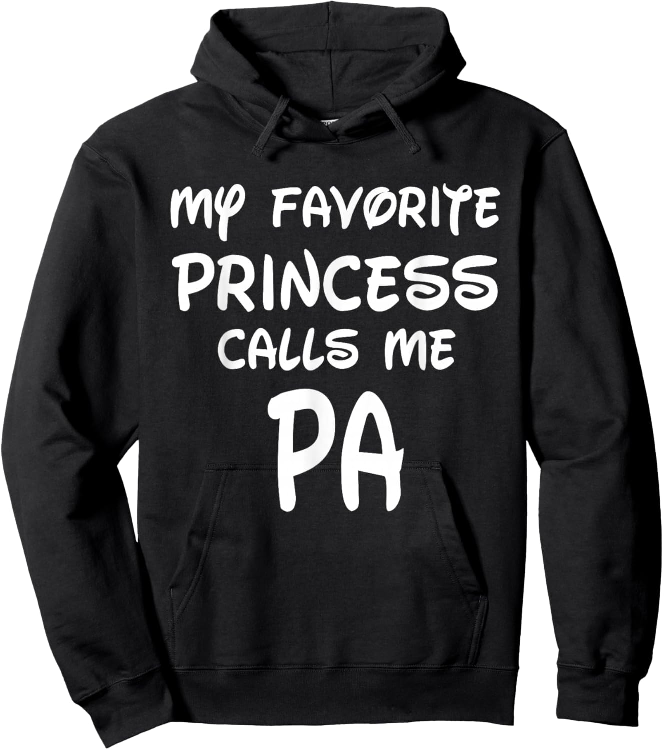 My Favorite Princess Calls Me Pa Vintage Christmas Xmas Hoodie - Hoodie | Black