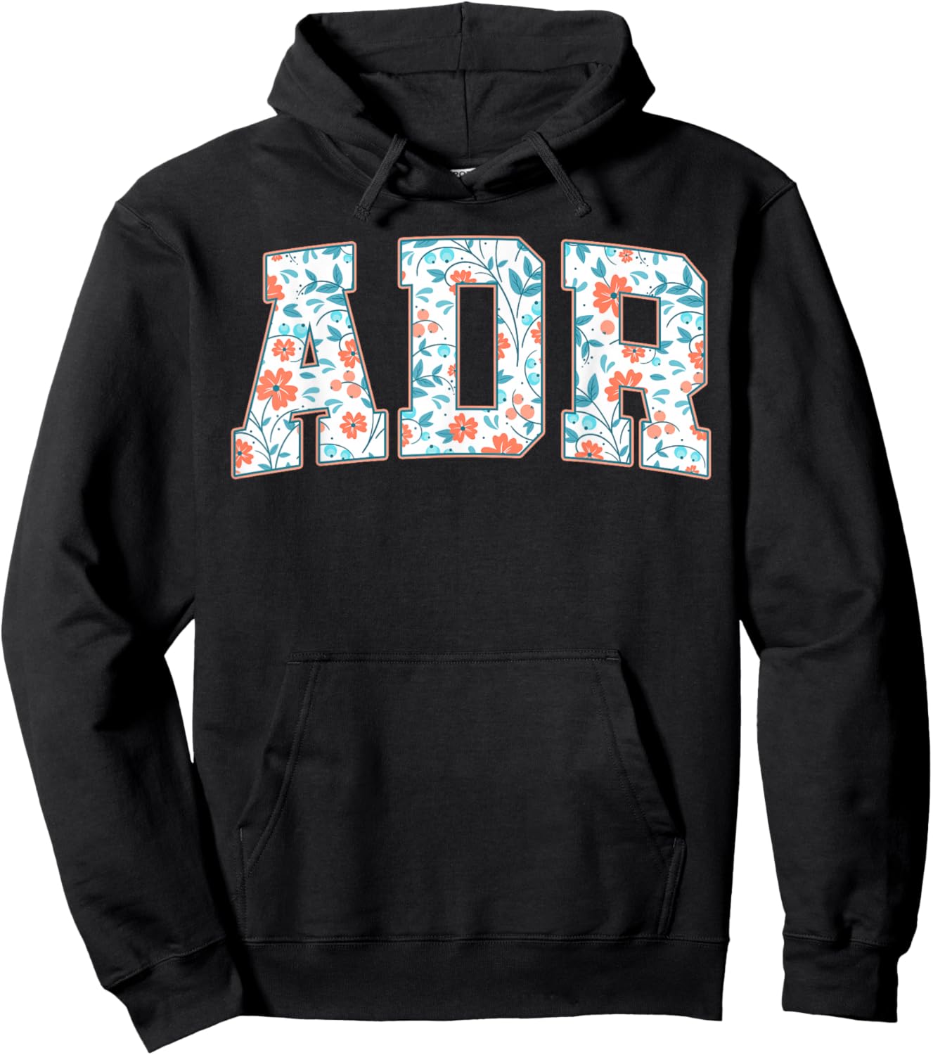 Floral ADR Vet Tech Veterinary Medicine Vet Staff Week Hoodie - Hoodie | Black
