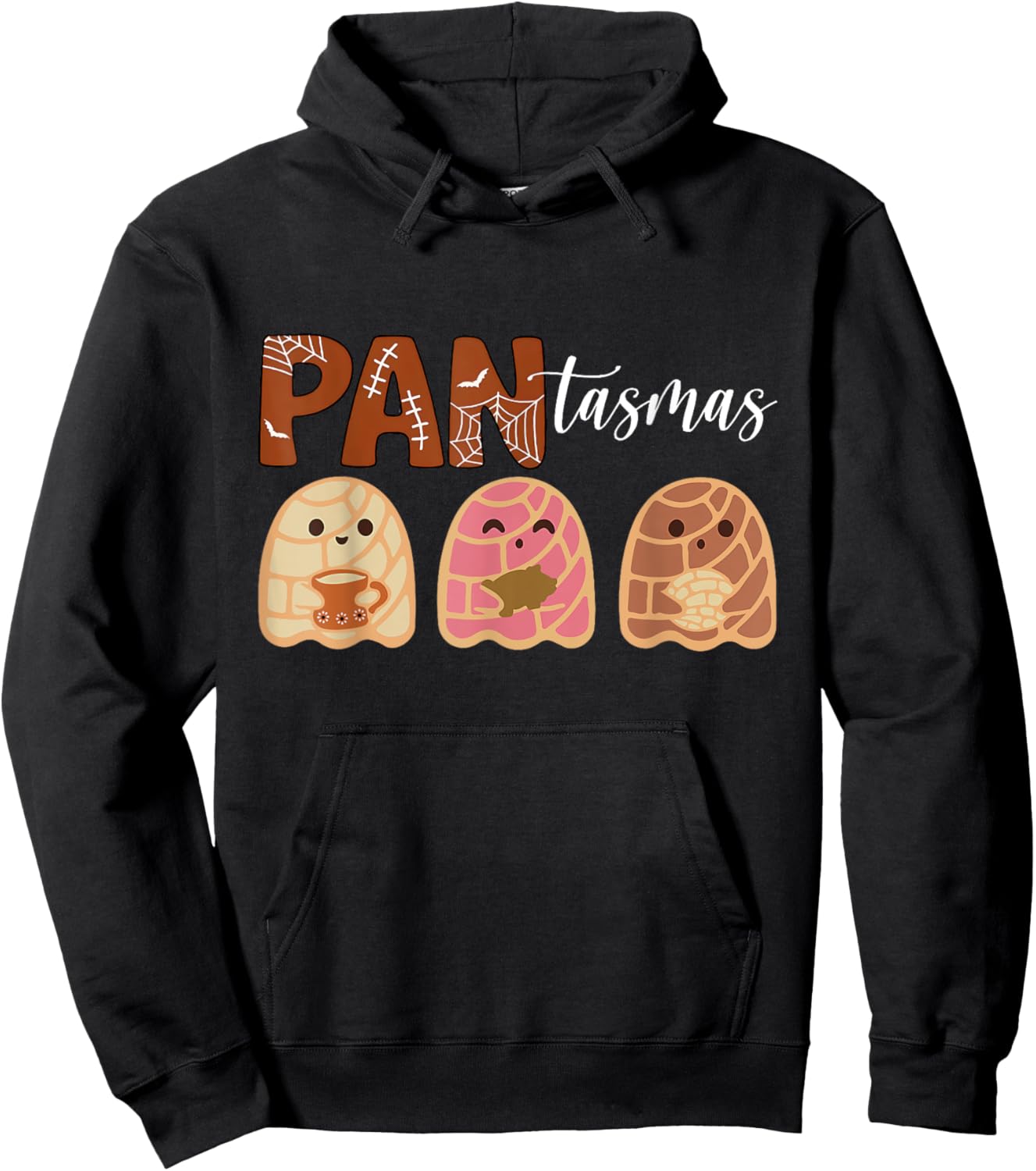 Funny Pantasmas Ghost Funny Spooky Conchas Mexican Ghost Hoodie - Hoodie | Black