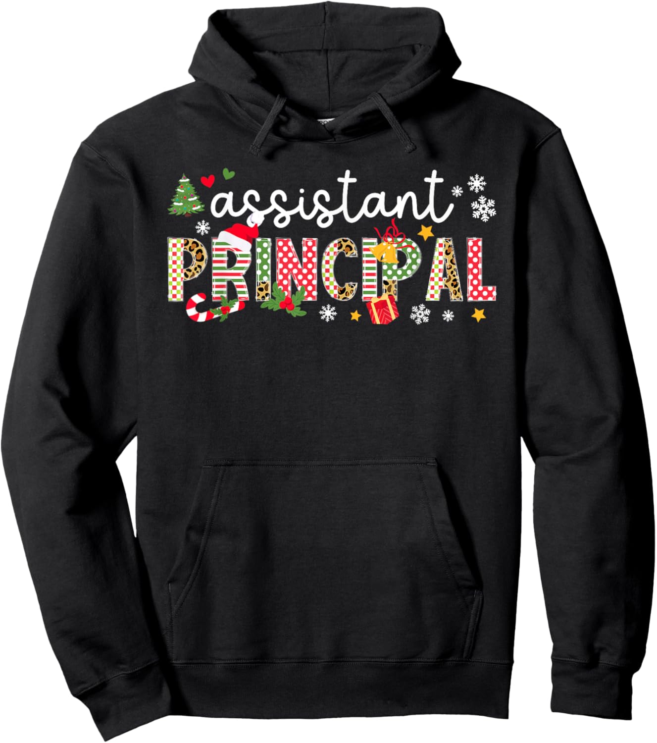 Assistant Principal Christmas Assistant Principal Xmas Hoodie - Hoodie | Black
